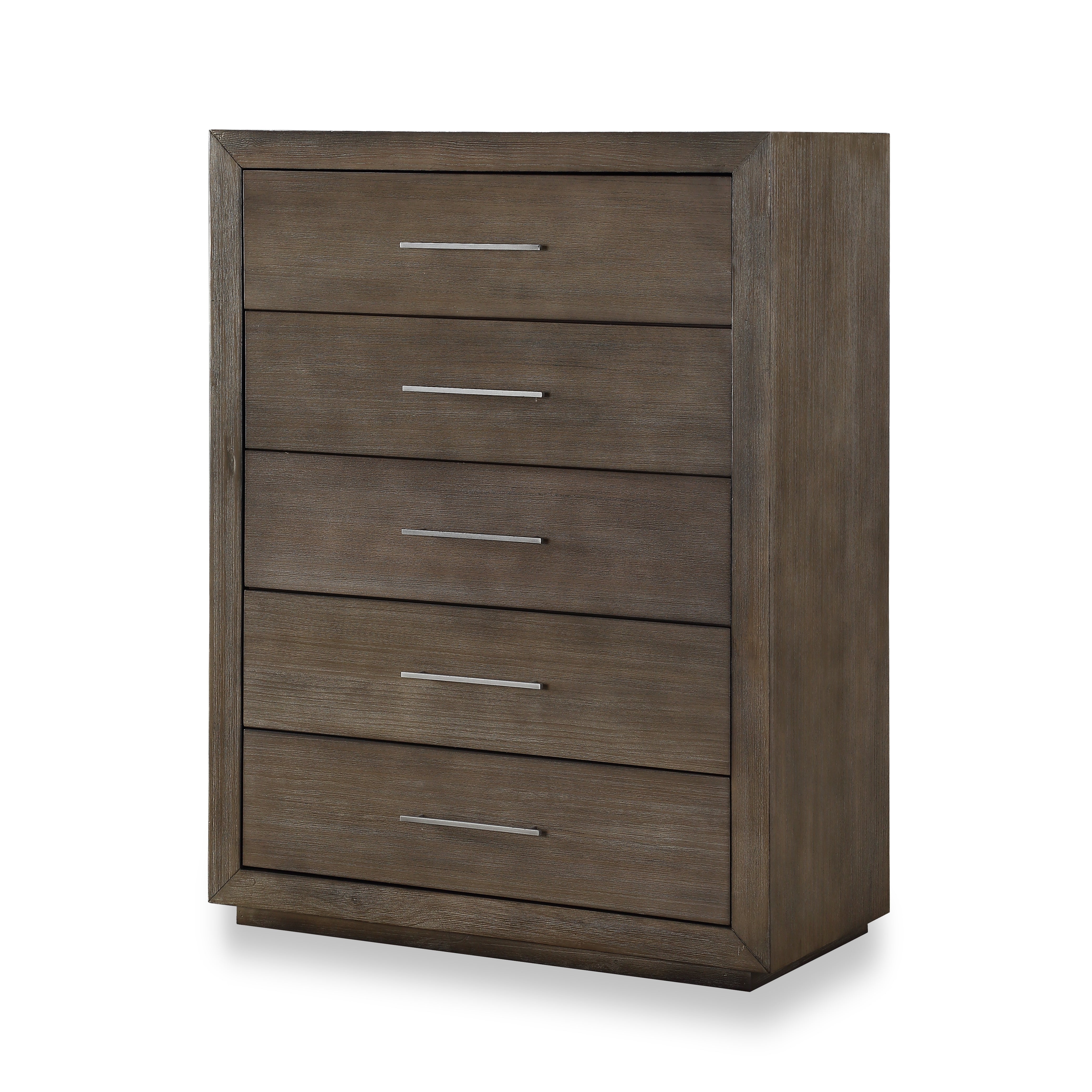 Melbourne Five Drawer Chest in Dark Pine - What A Room