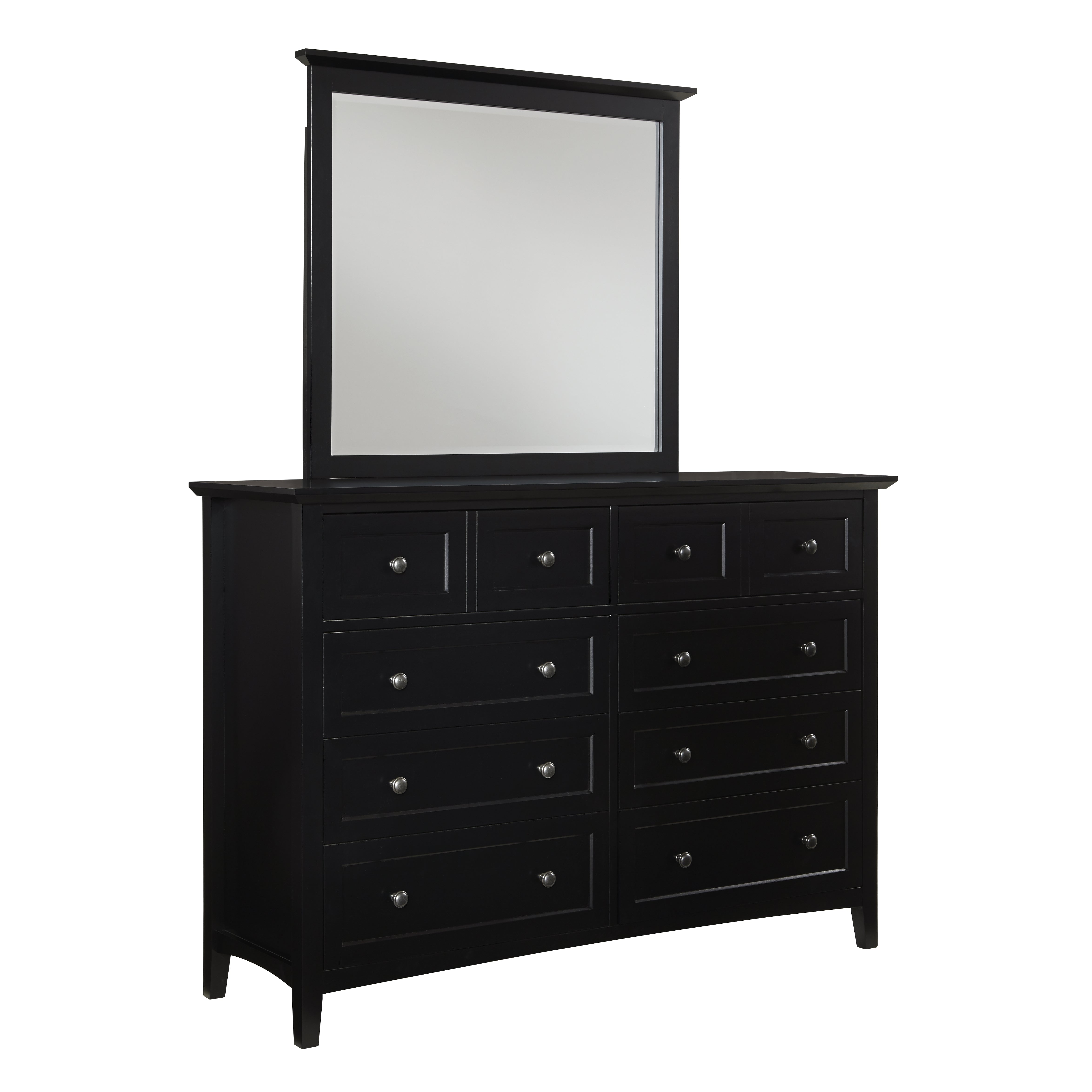 Paragon Eight Drawer Dresser in Black - What A Room