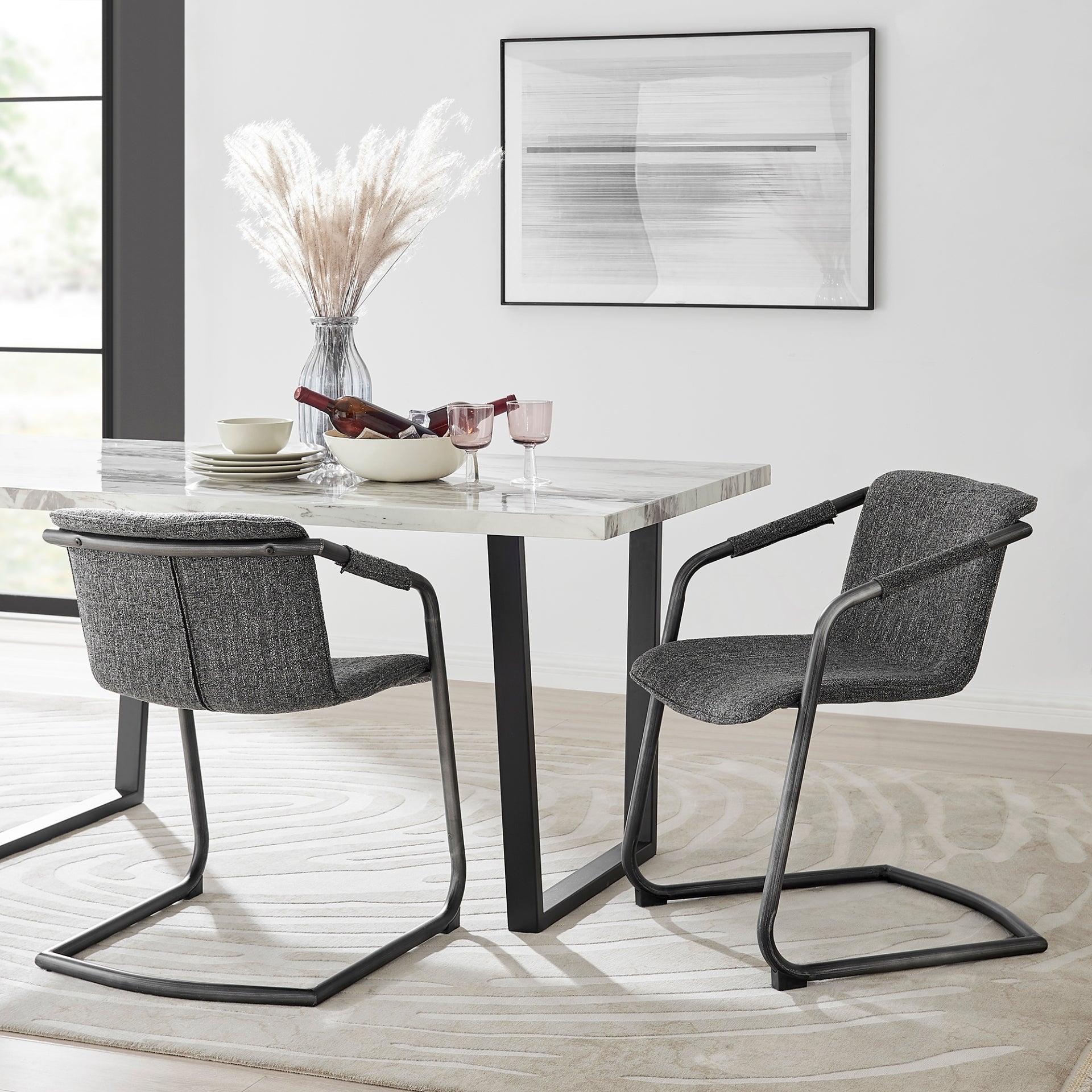 Indy Fabric Dining Side Chair (Set of 2) - What A Room