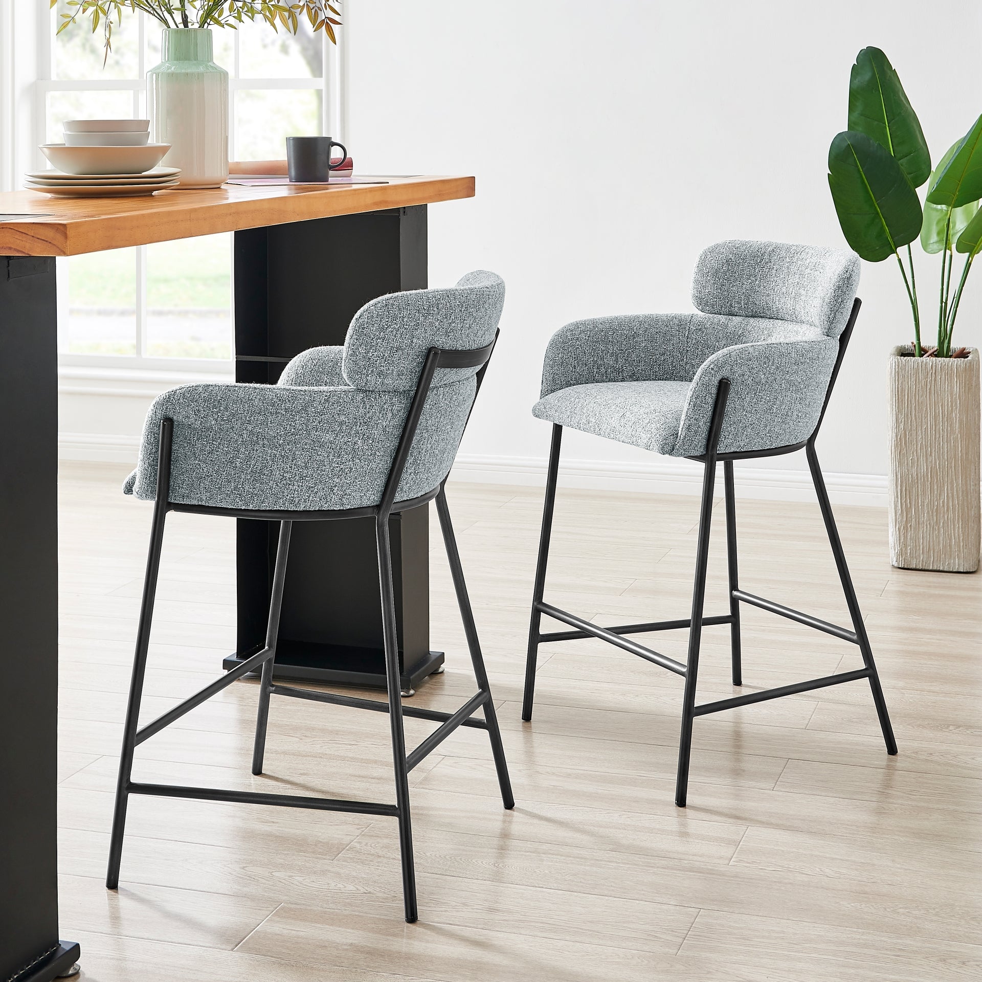 Finley Fabric Counter Stool - What A Room