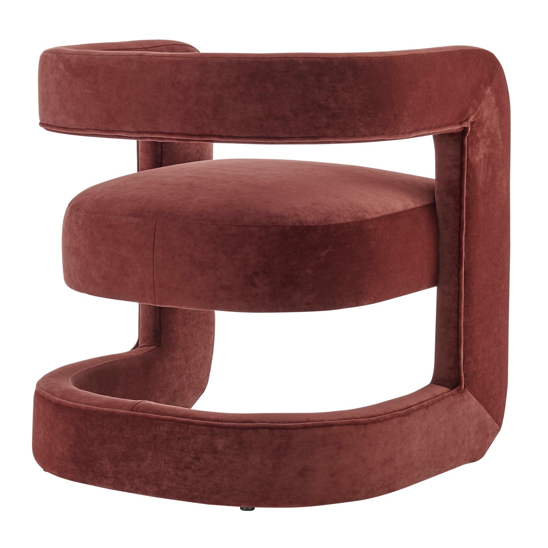 Althea Velvet Accent Arm Chair - What A Room