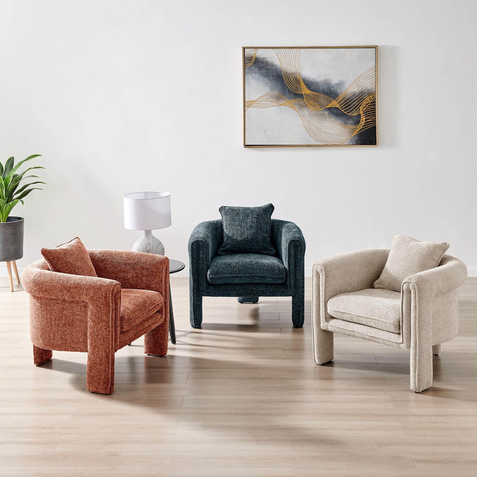 Heidi Fabric Accent Arm Chair - What A Room