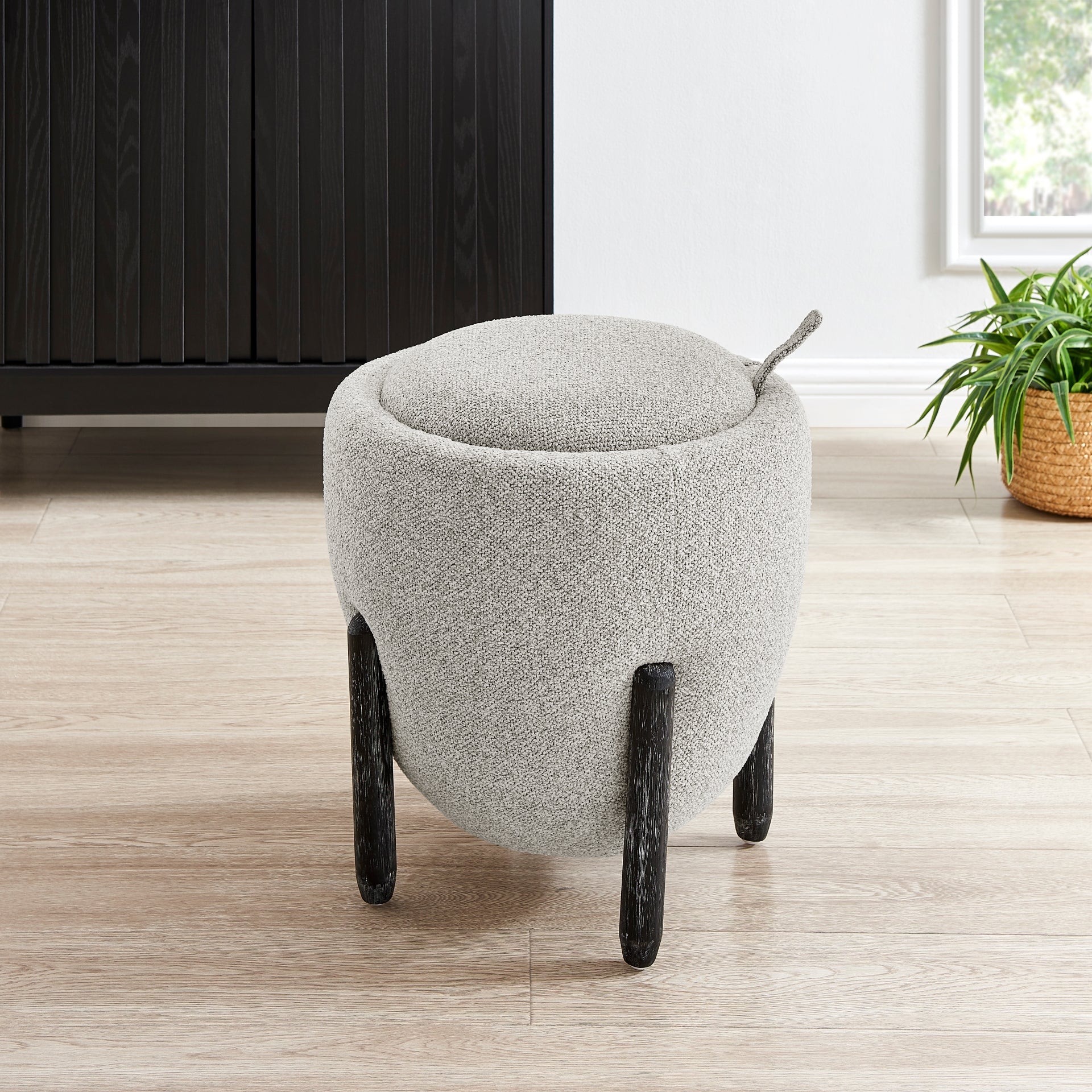 Murphy Fabric Storage Ottoman - What A Room