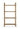 One Modern Coastal Glass Shelf Bookcase in Solid Wood - What A Room