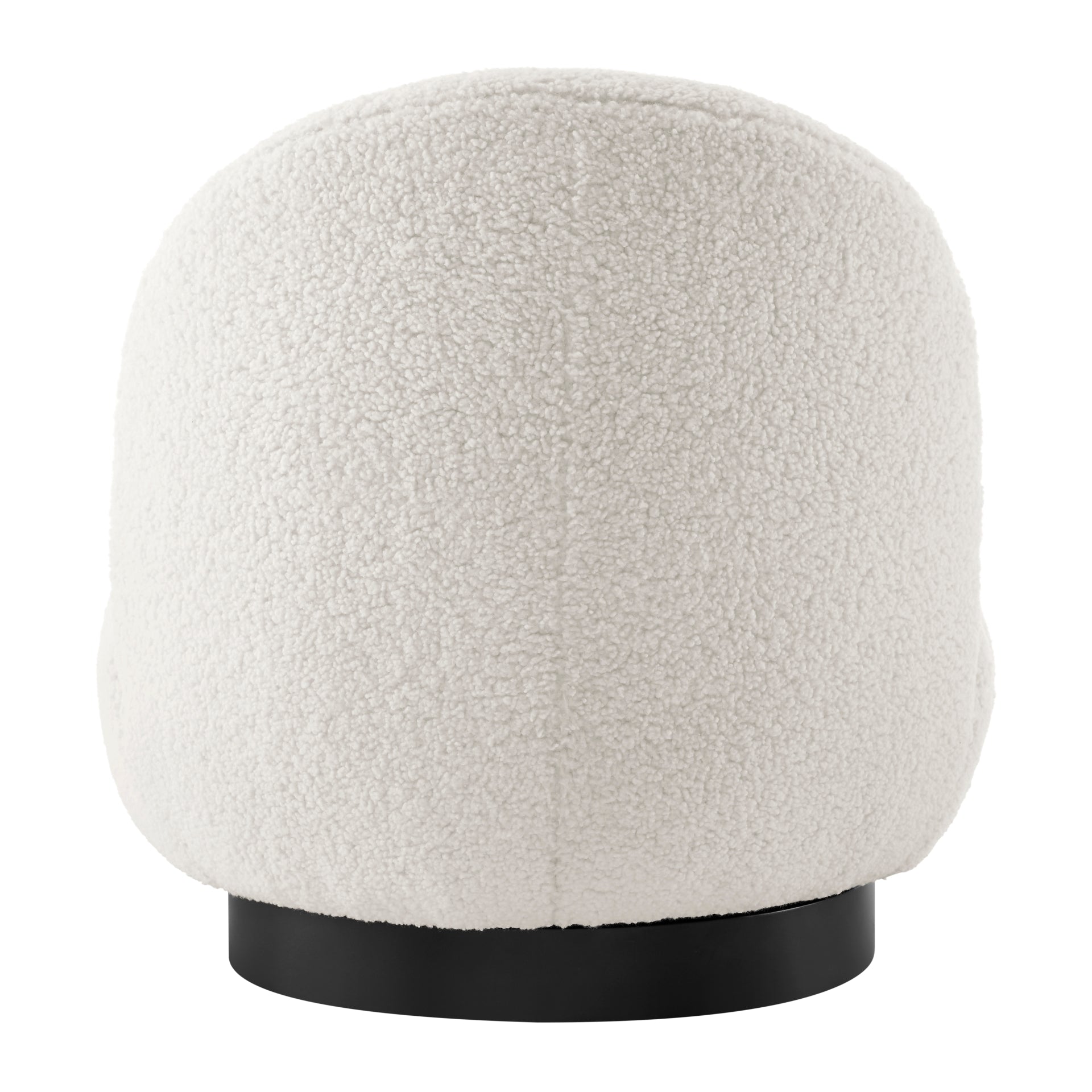 Zolia Faux Shearling Swivel Accent Chair - What A Room