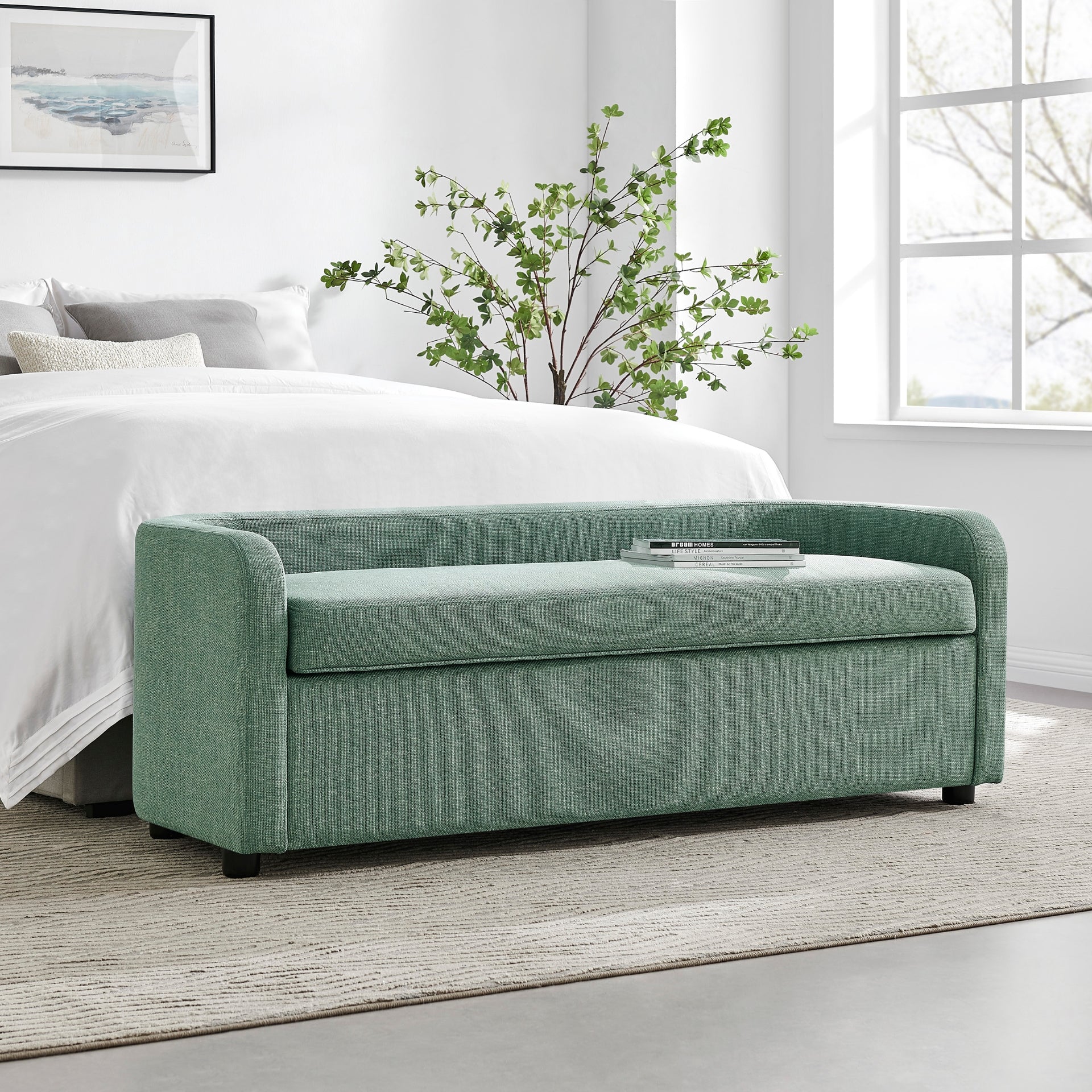 Wendy  Fabric Storage Bench - What A Room