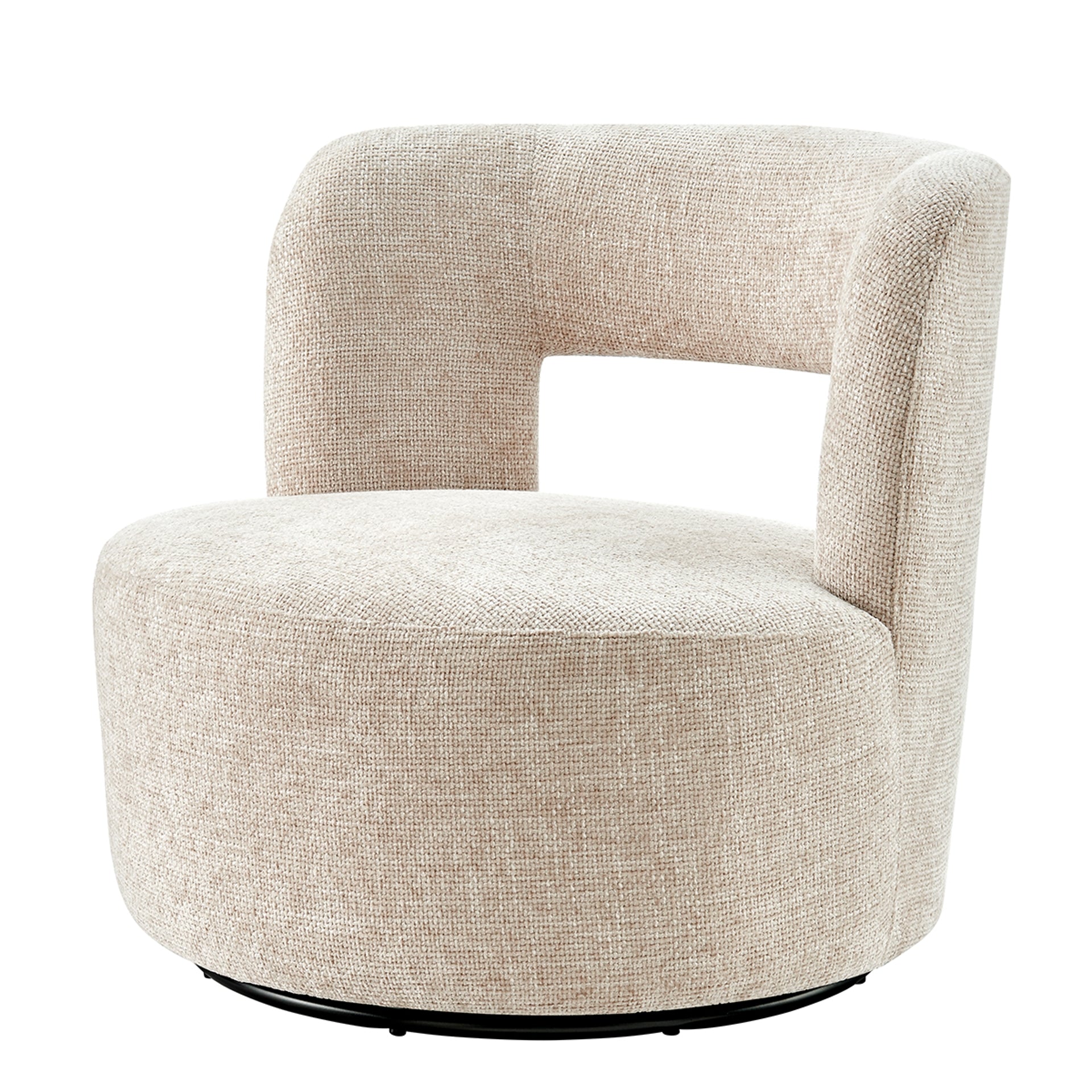 Jazzlyn Fabric Swivel Accent Chair - What A Room