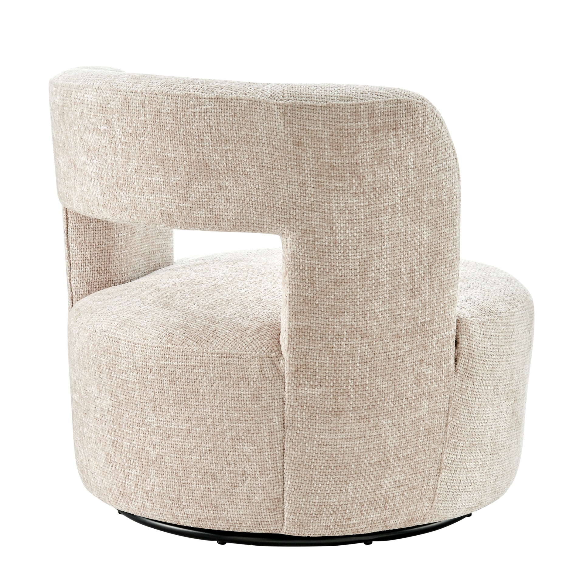 Jazzlyn Fabric Swivel Accent Chair - What A Room