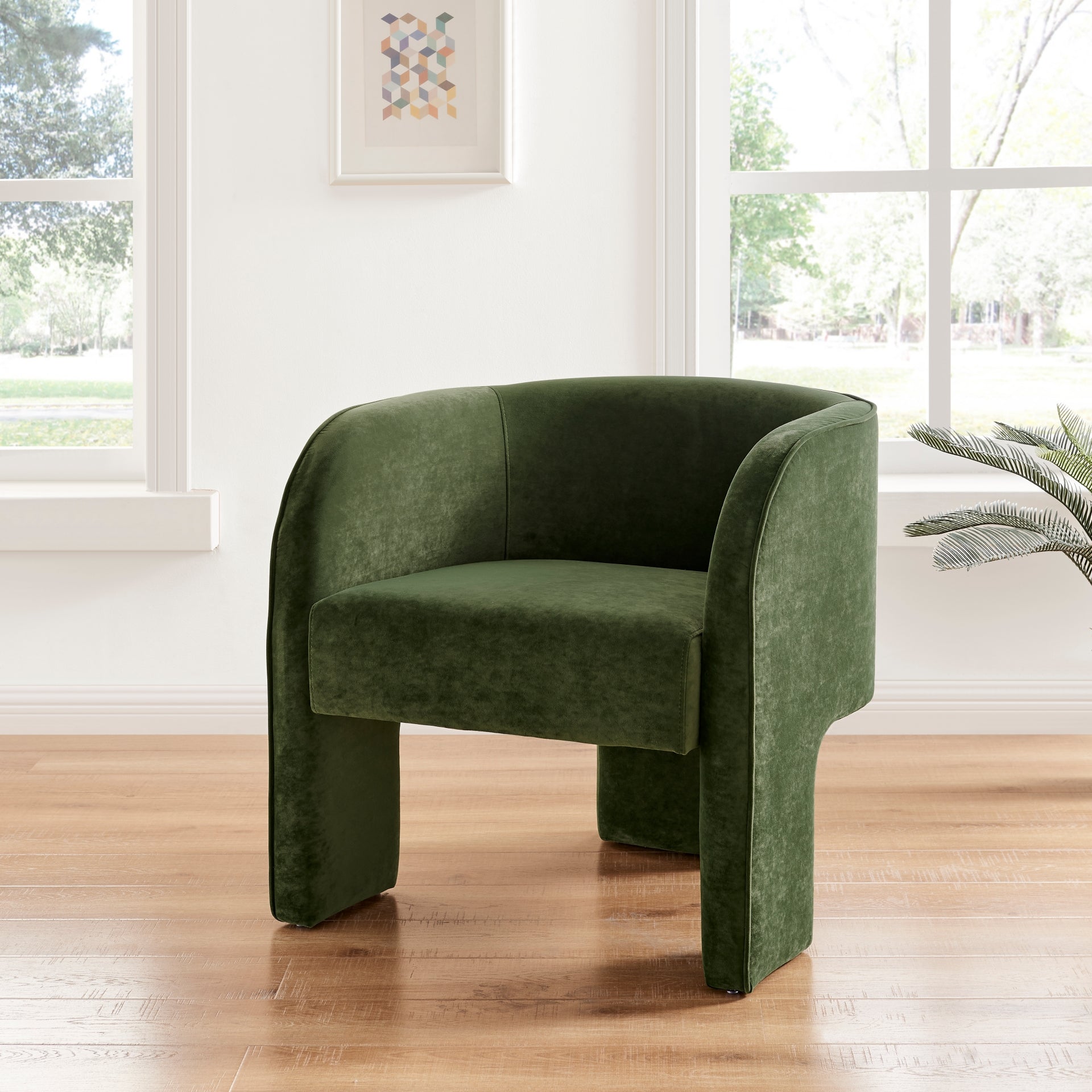 Matteo Velvet Accent Arm Chair - What A Room