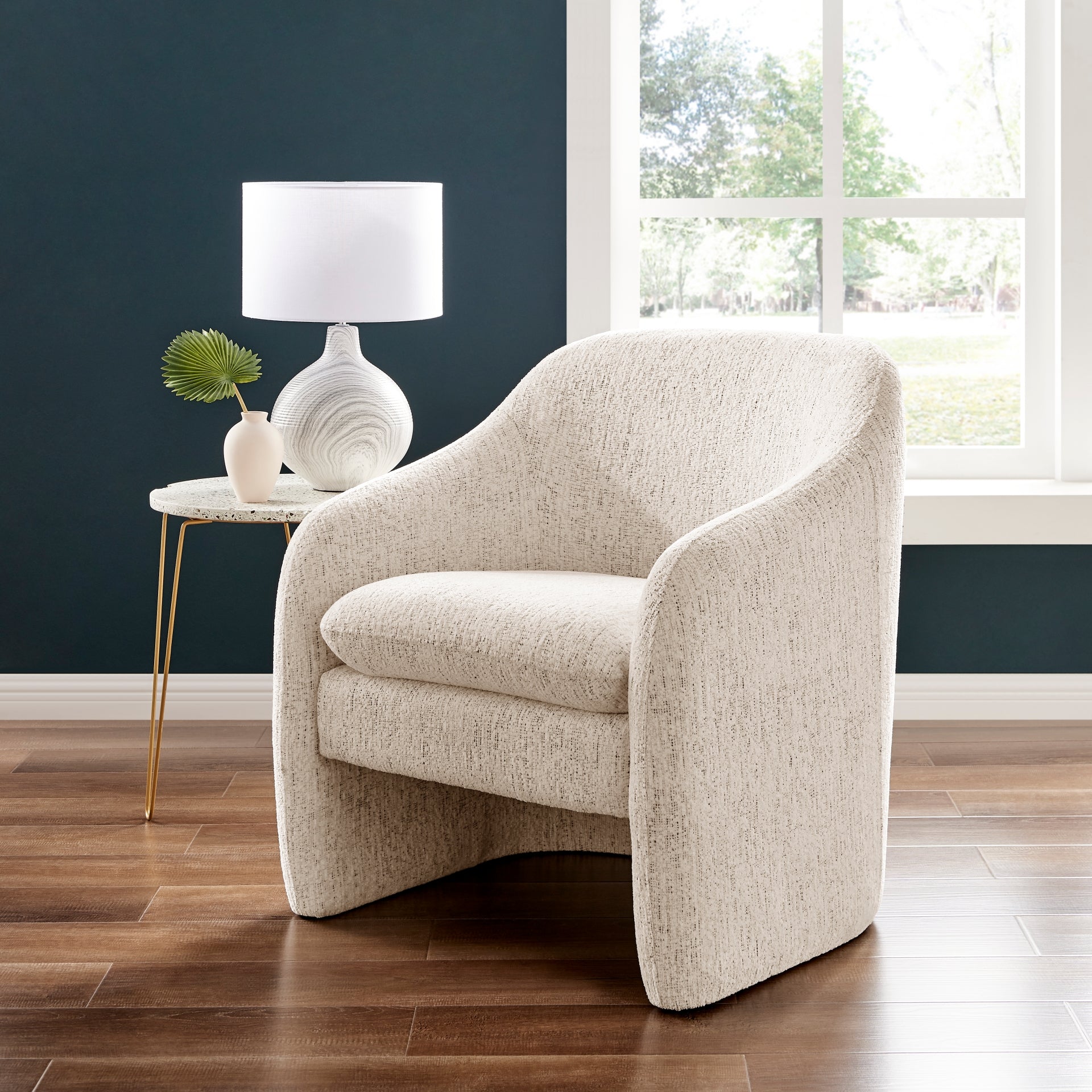 Zella Fabric Accent Arm Chair - What A Room