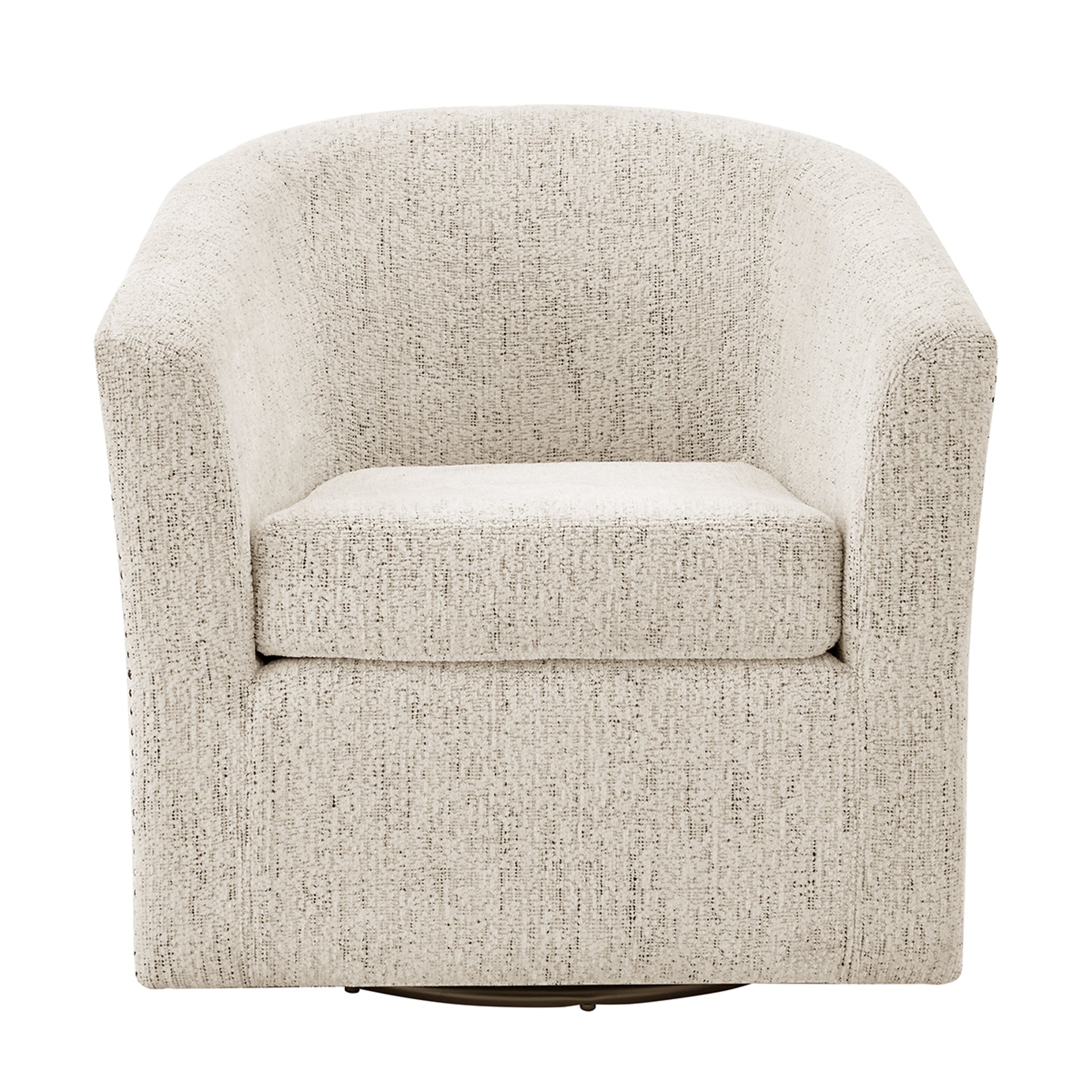 Ernest Fabric Swivel Accent Arm Chair - What A Room