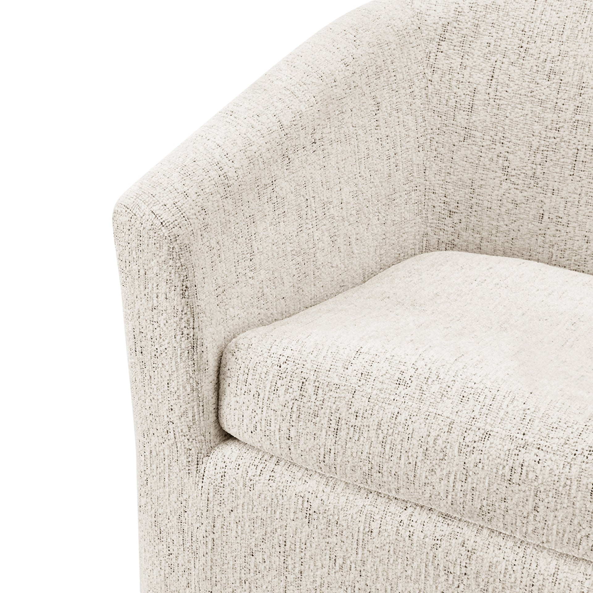 Ernest Fabric Swivel Accent Arm Chair - What A Room