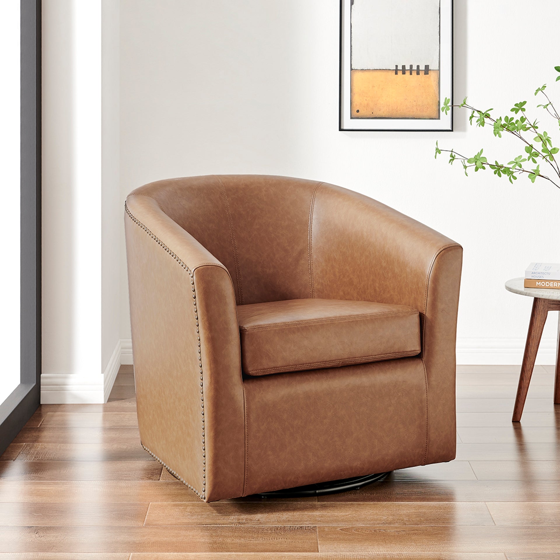 Ernest  Swivel Accent Arm Chair - What A Room