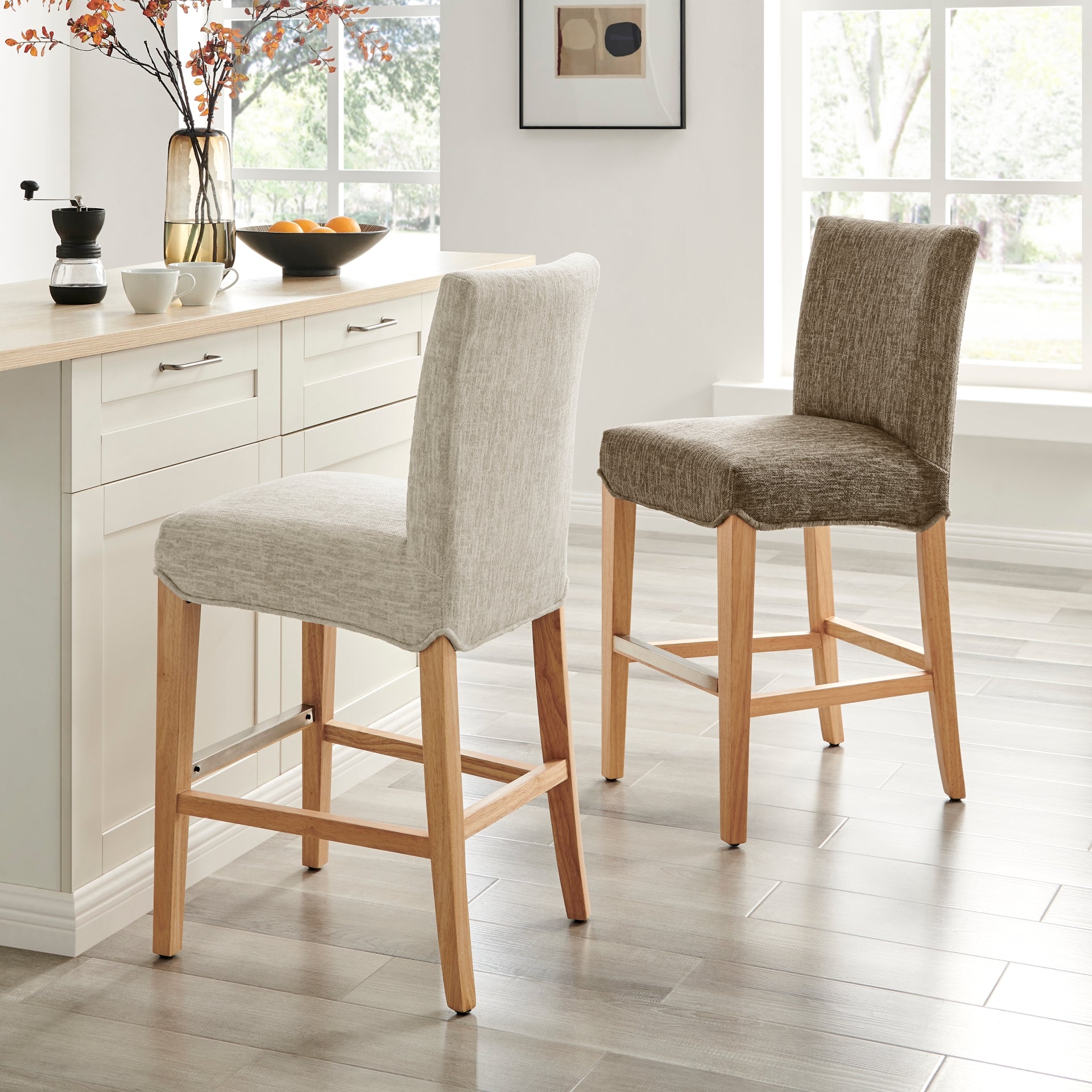 Milton Fabric Counter Stool - What A Room