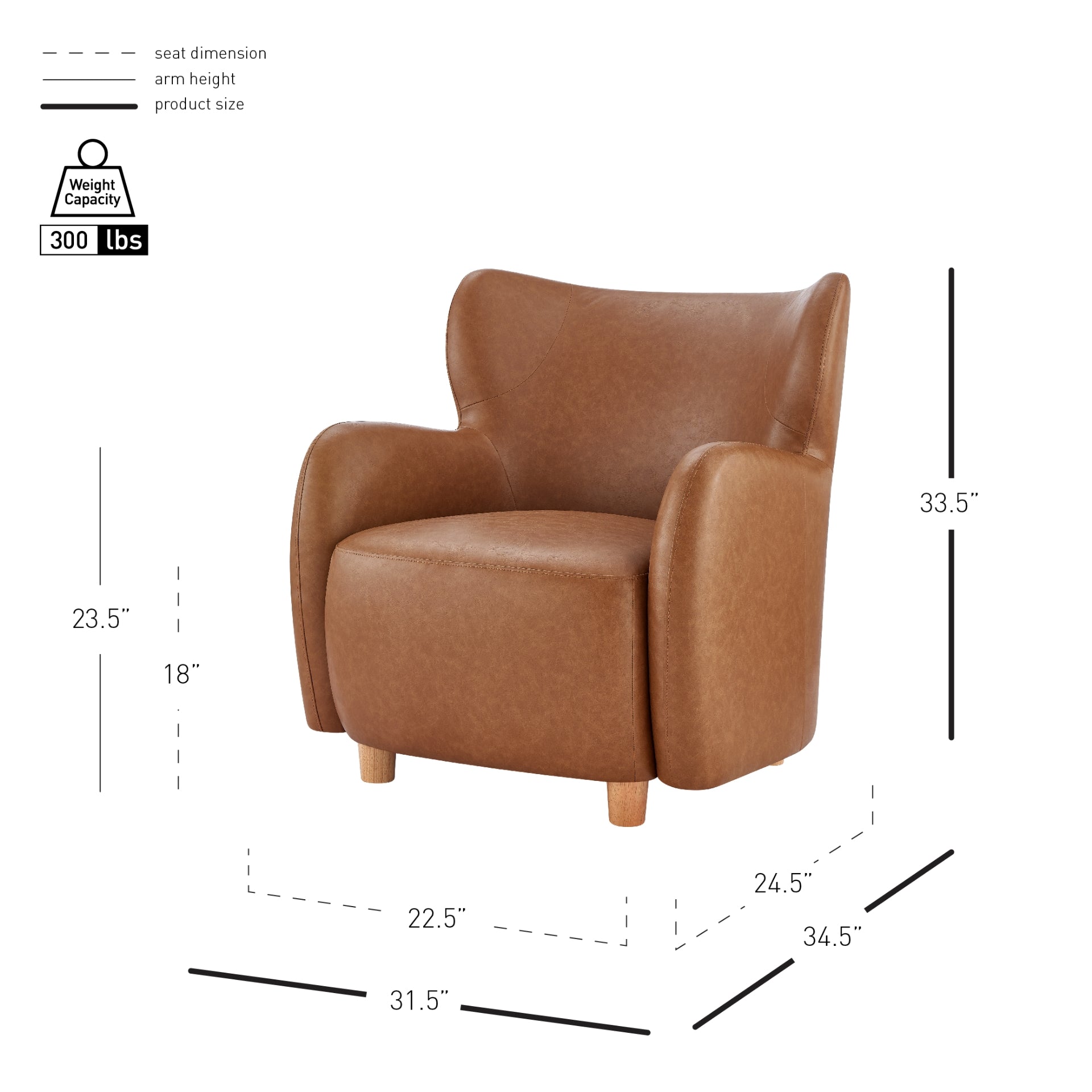 Tiffany   Accent Arm Chair - What A Room