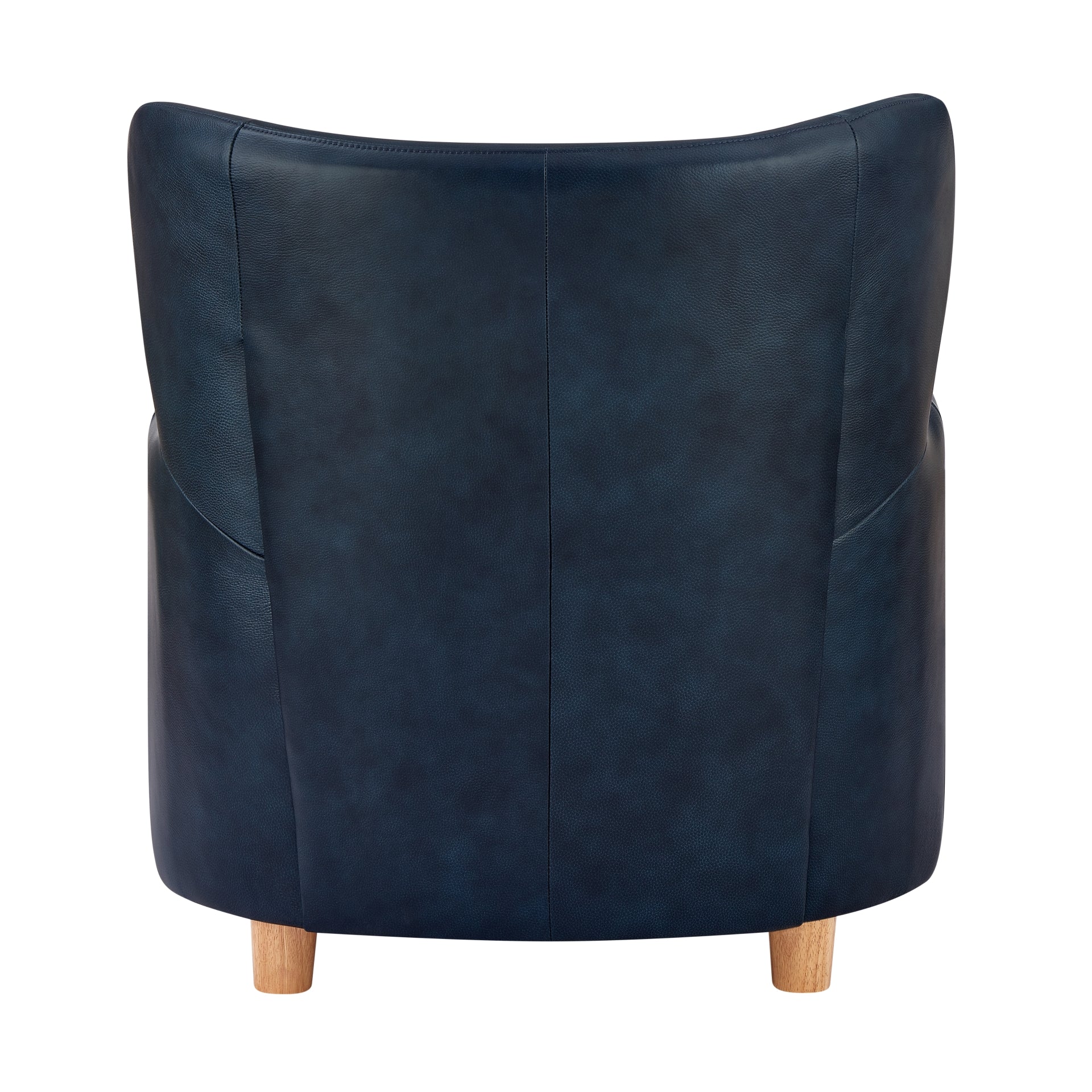 Tiffany  Top Grain Leather Accent Arm Chair - What A Room