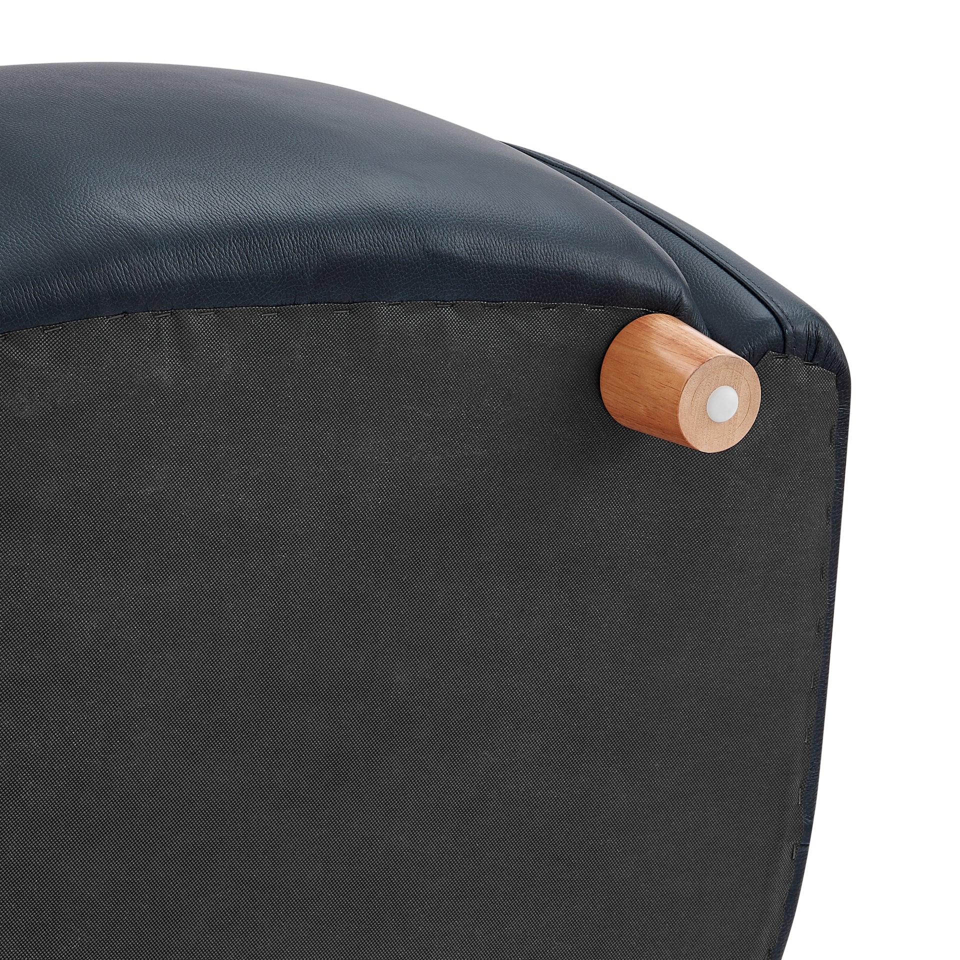 Tiffany  Top Grain Leather Accent Arm Chair - What A Room