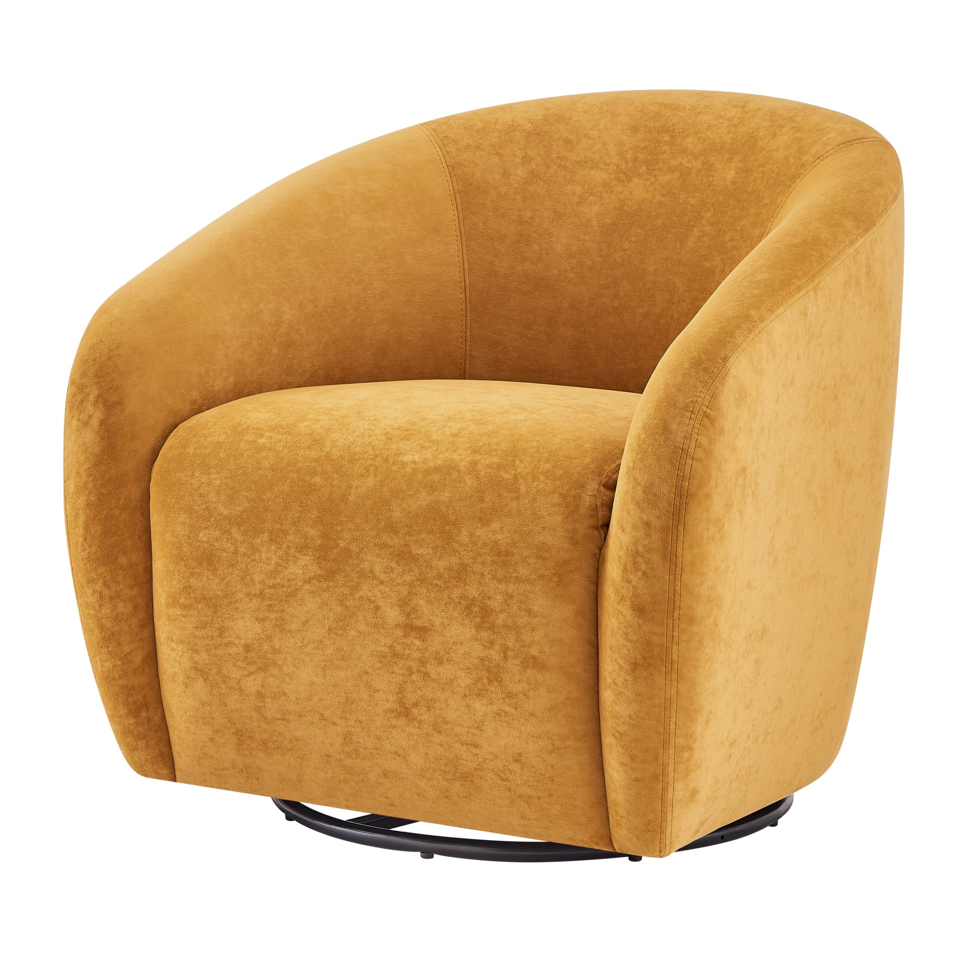 Regina Velvet Swivel Accent Arm Chair - What A Room