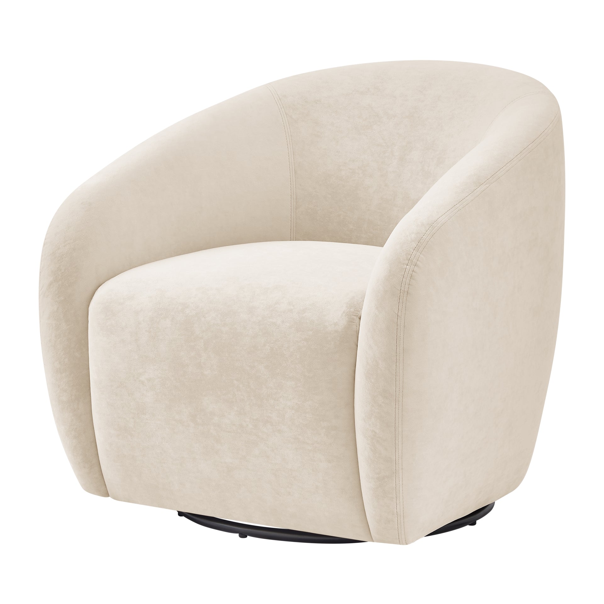 Regina Velvet Swivel Accent Arm Chair - What A Room