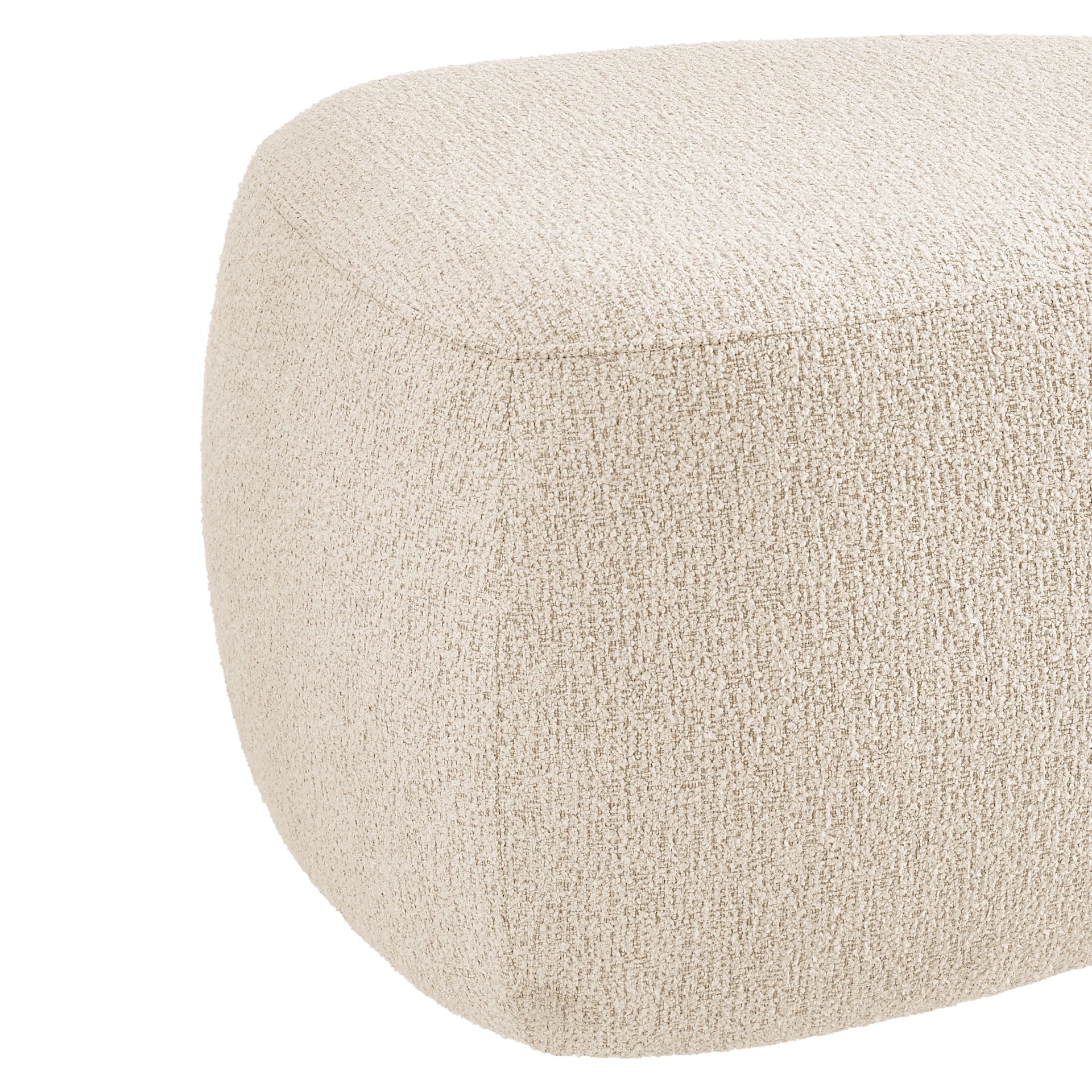 Carlese Fabric Small Ottoman - What A Room