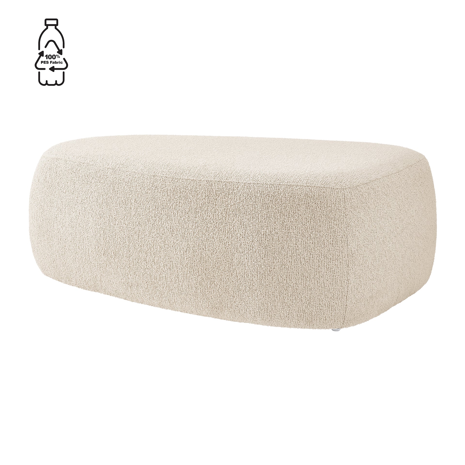 Carlese Fabric Big Ottoman - What A Room