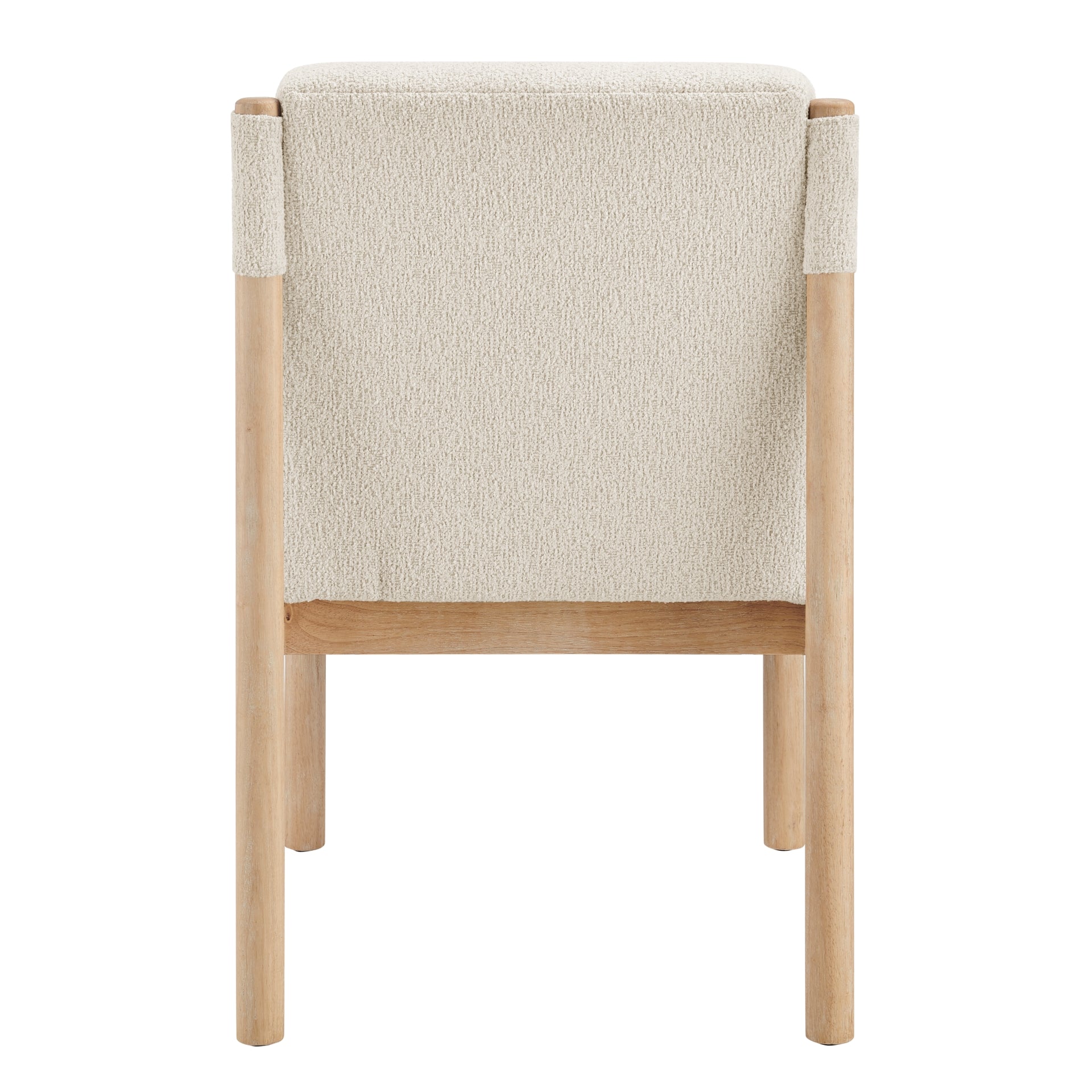 Micah Boucle Dining Side Chair Black Frame - What A Room