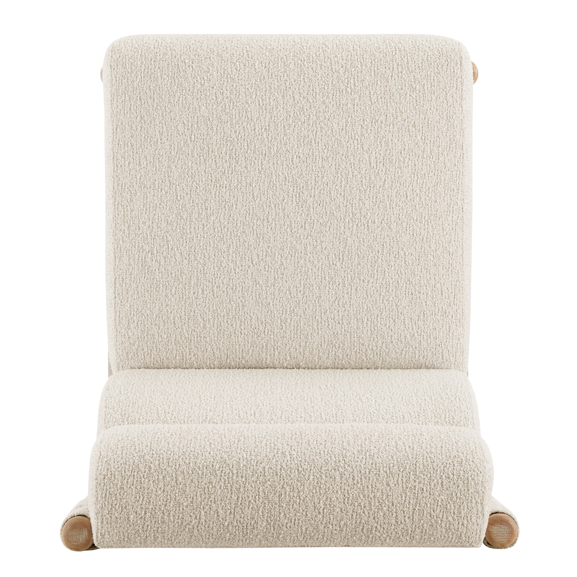 Micah Boucle Dining Side Chair Black Frame - What A Room