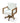 One Wood Frame Home Office Chair in Solid Wood and White Canvas - What A Room