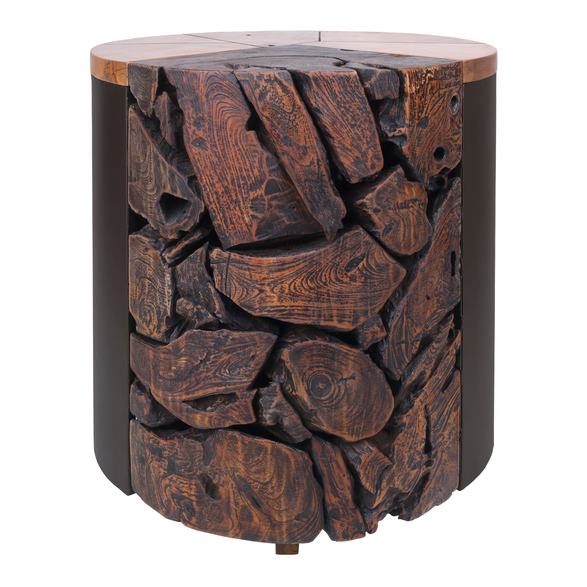 Brizo Reclaimed Teak Side/End Table - What A Room