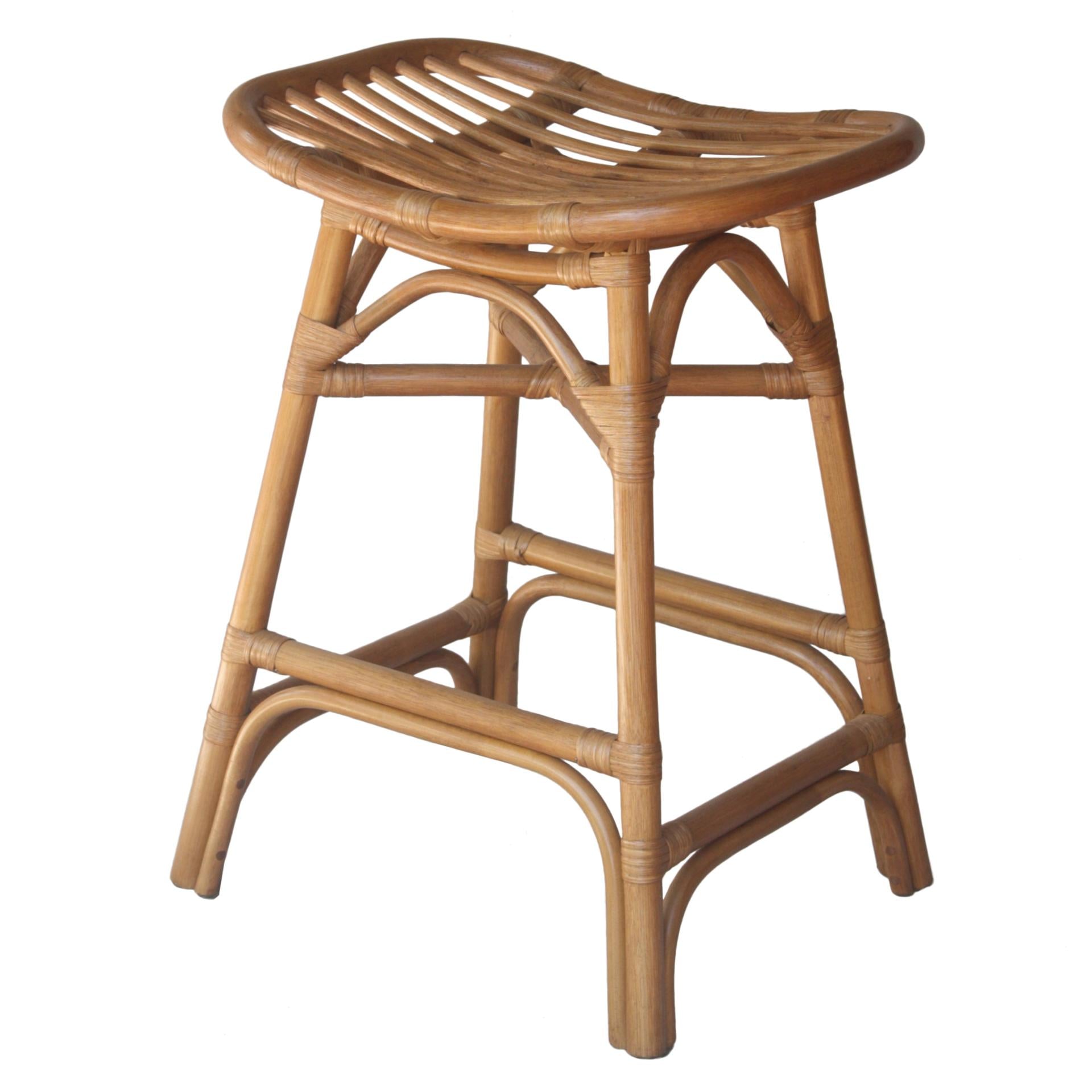 Damara Rattan Counter Stool - What A Room