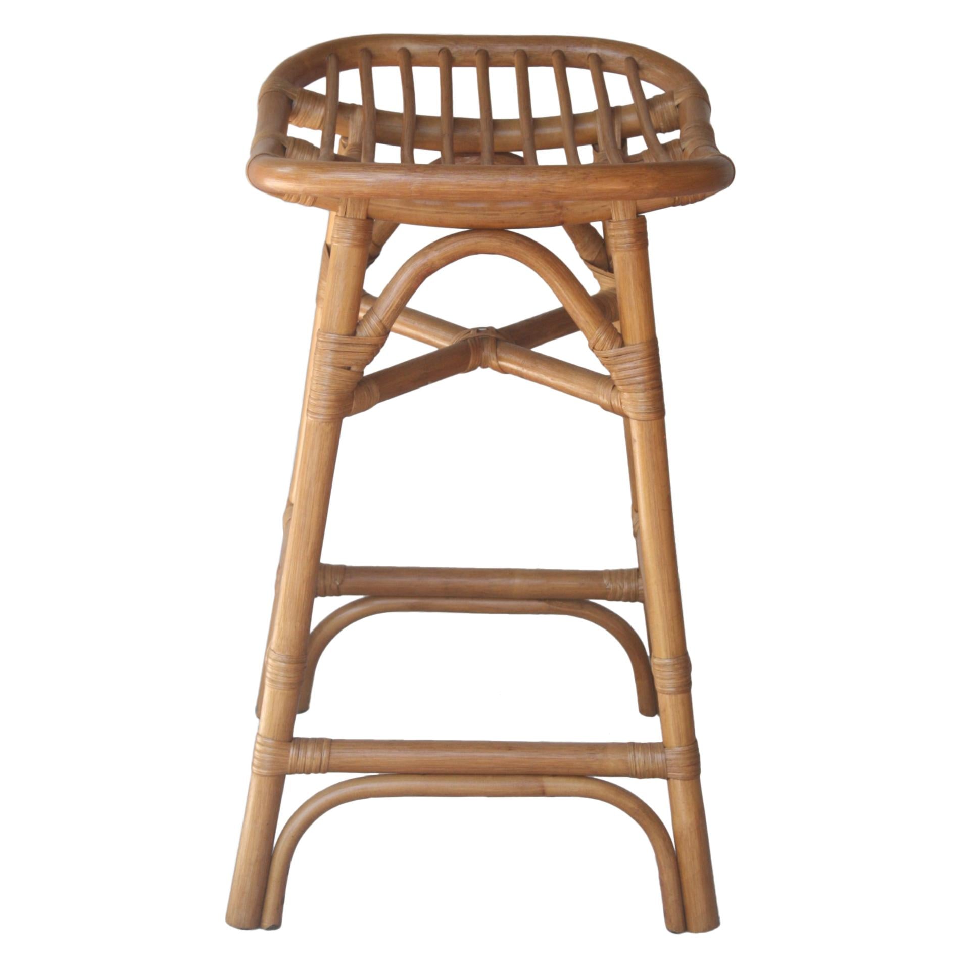 Damara Rattan Counter Stool - What A Room