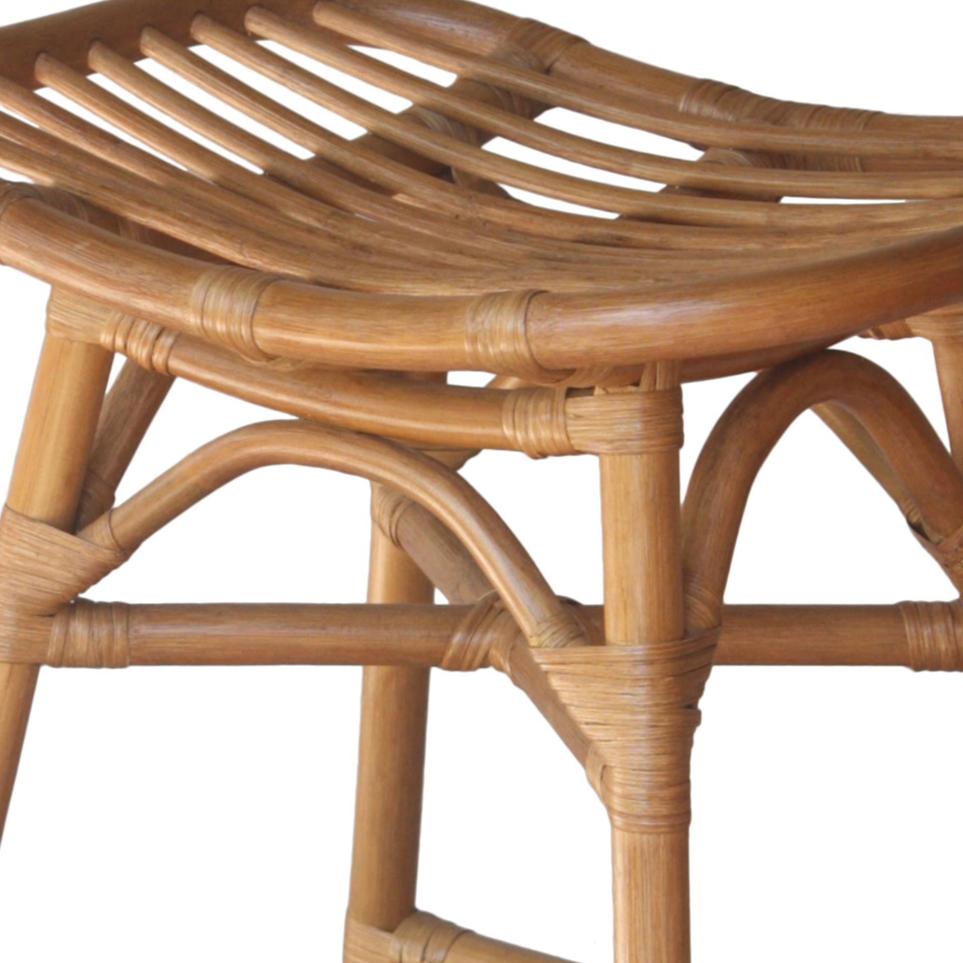Damara Rattan Counter Stool - What A Room