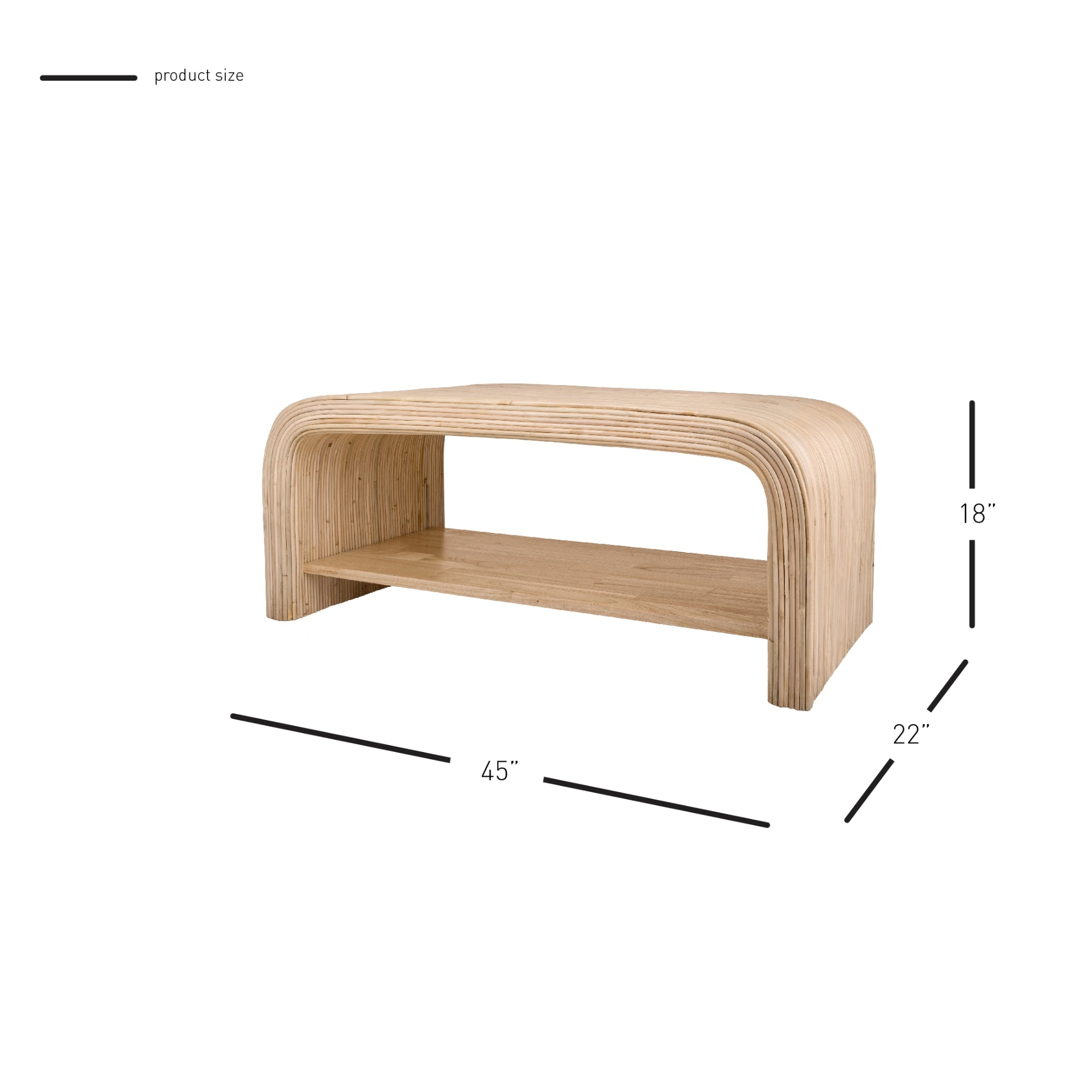 Kyran Rattan Coffee Table - What A Room