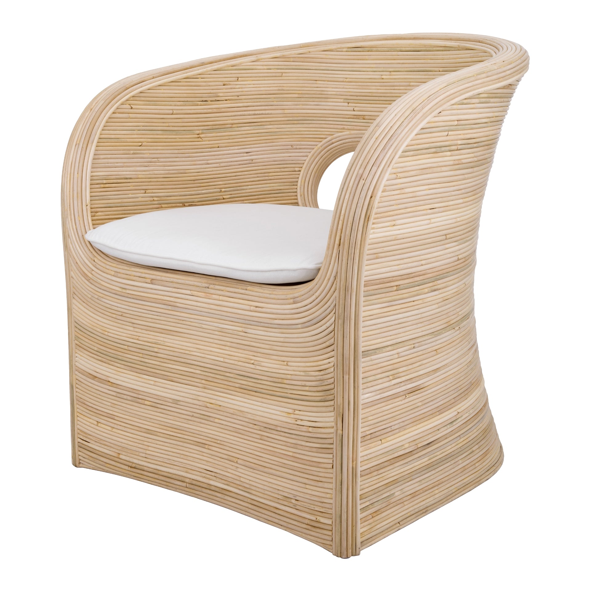 Marissa Rattan Accent Arm Chair - What A Room