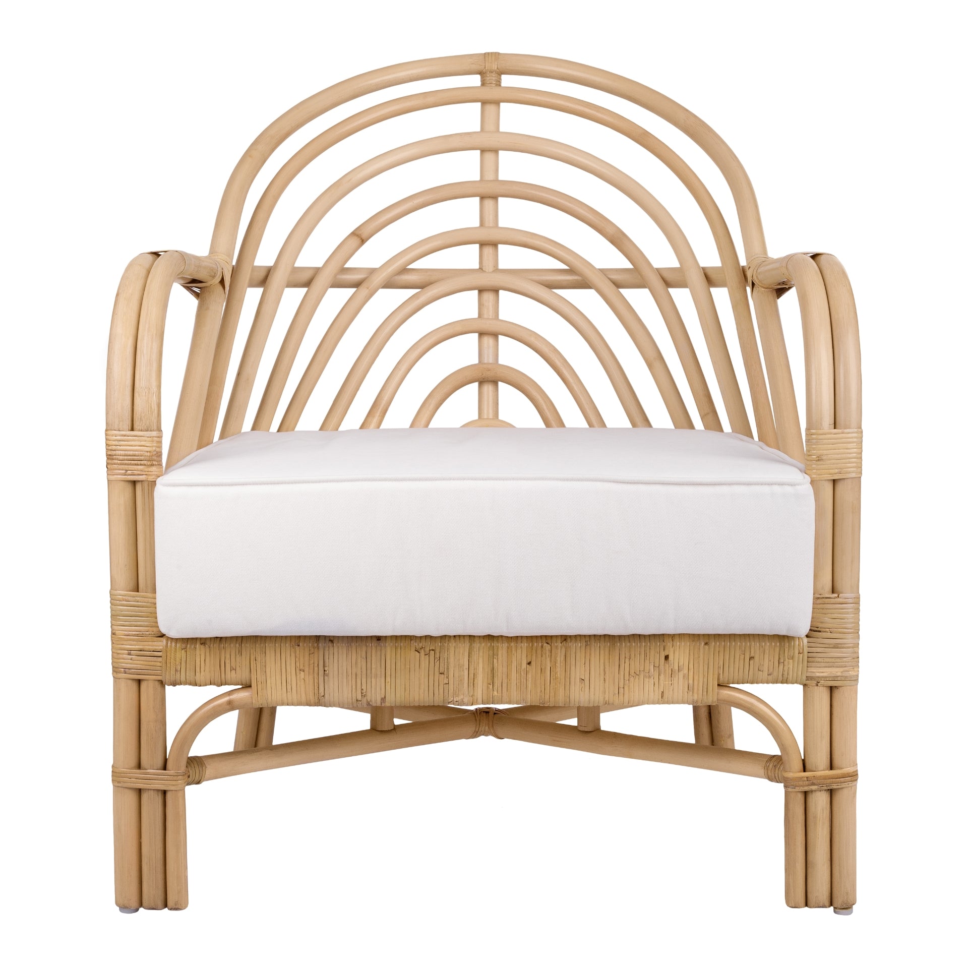 Lana Rattan Accent Arm Chair - What A Room