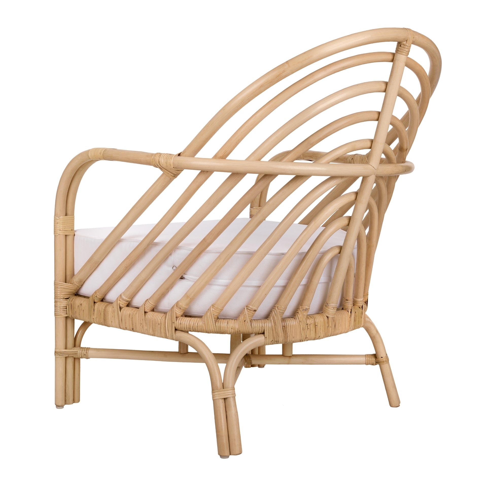 Lana Rattan Accent Arm Chair - What A Room