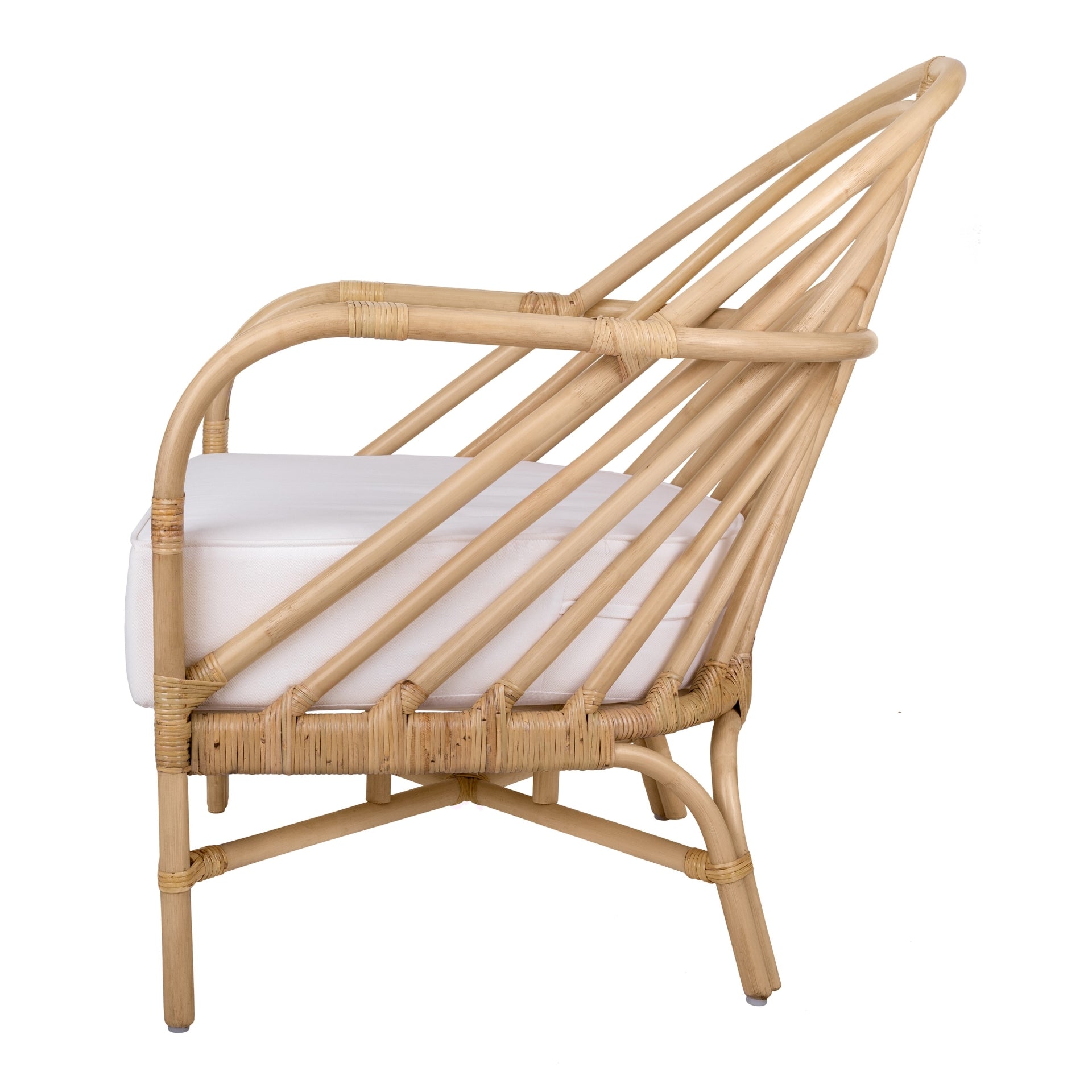 Lana Rattan Accent Arm Chair - What A Room