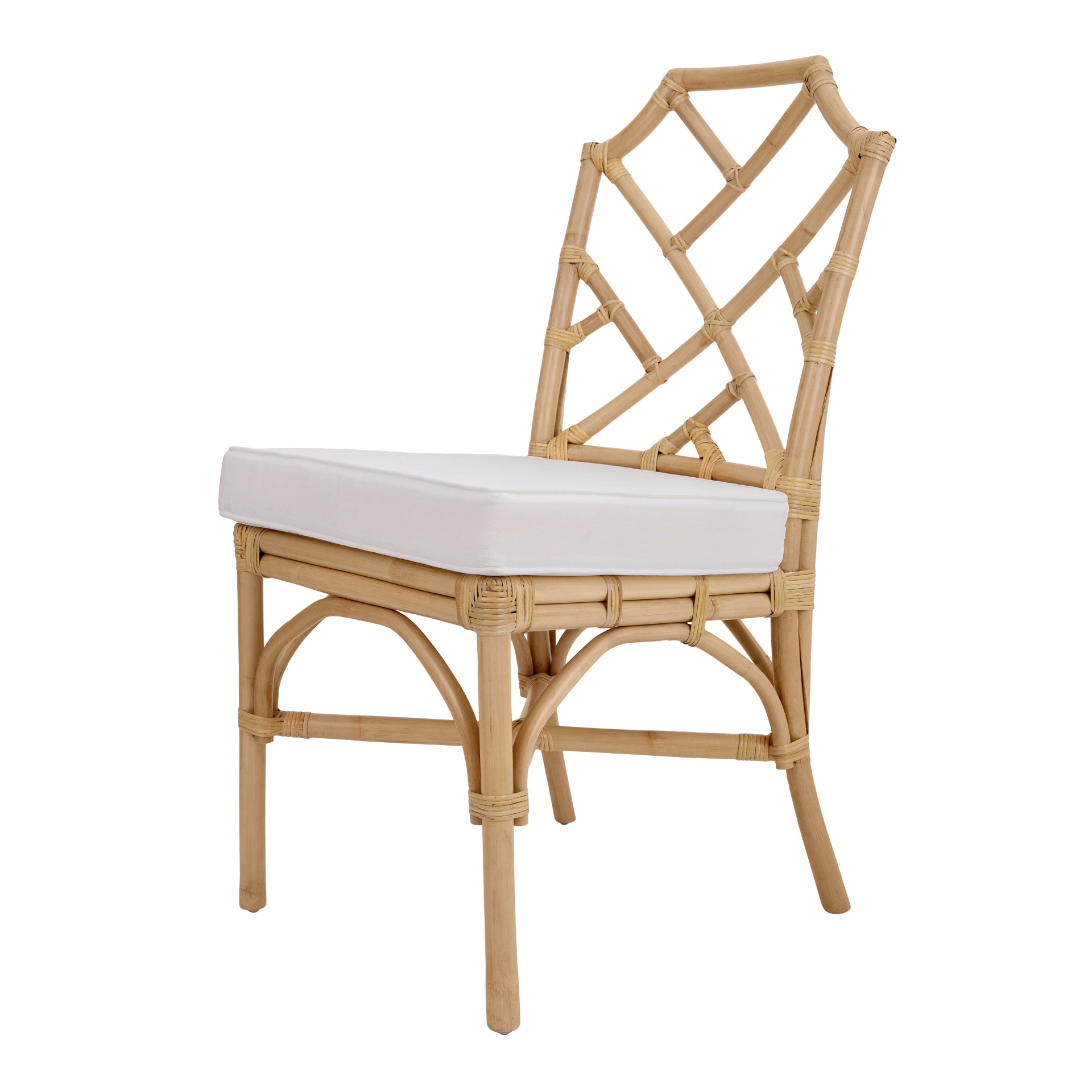 Kara Rattan Dining Side Chair (Set of 2) - What A Room