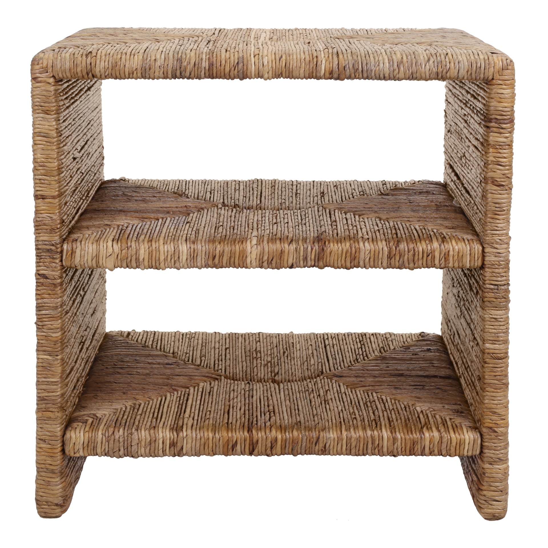 Kanza Abaca Nightstand/Side Table - What A Room