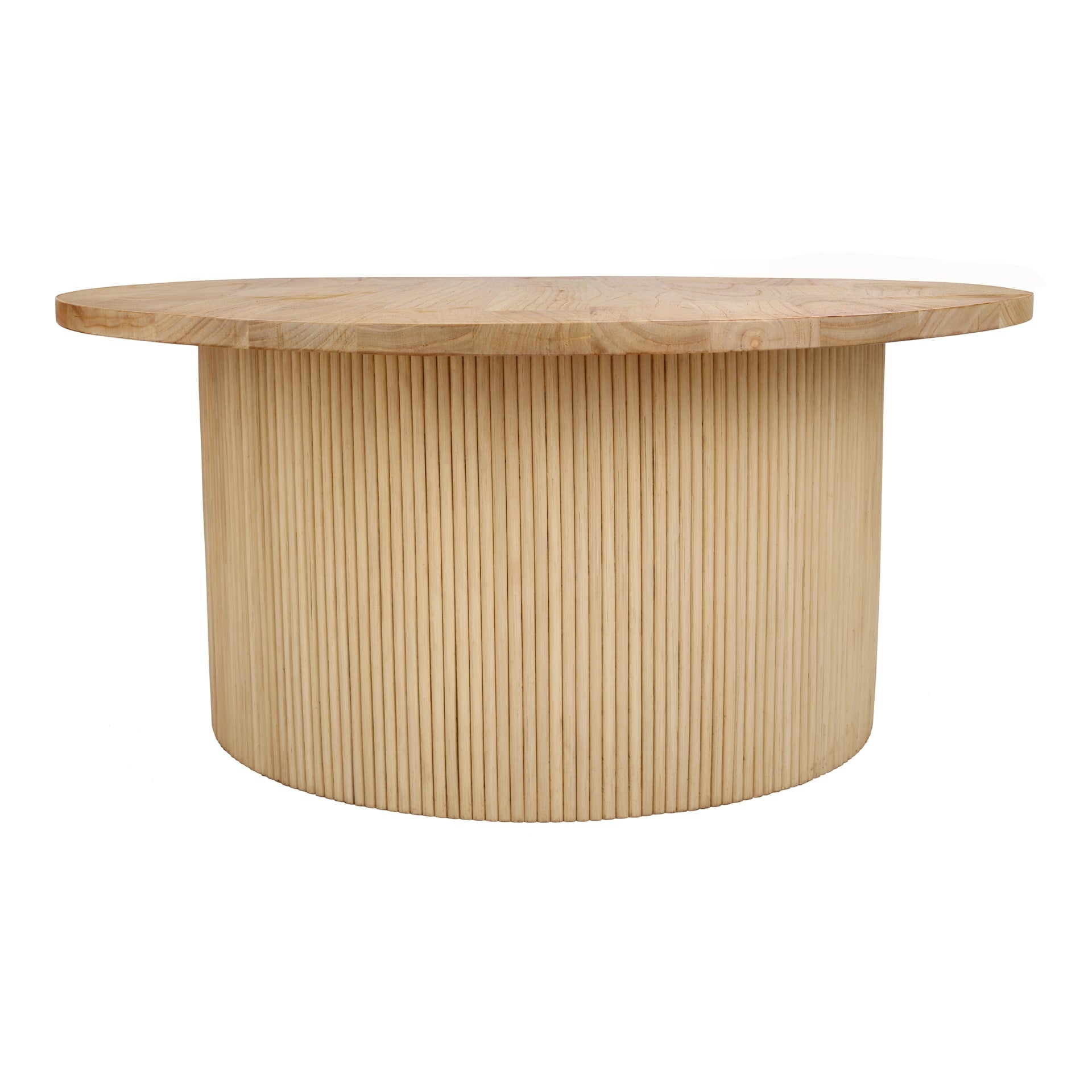 Kiefer Rattan Coffee Table w/ Wood Top - What A Room