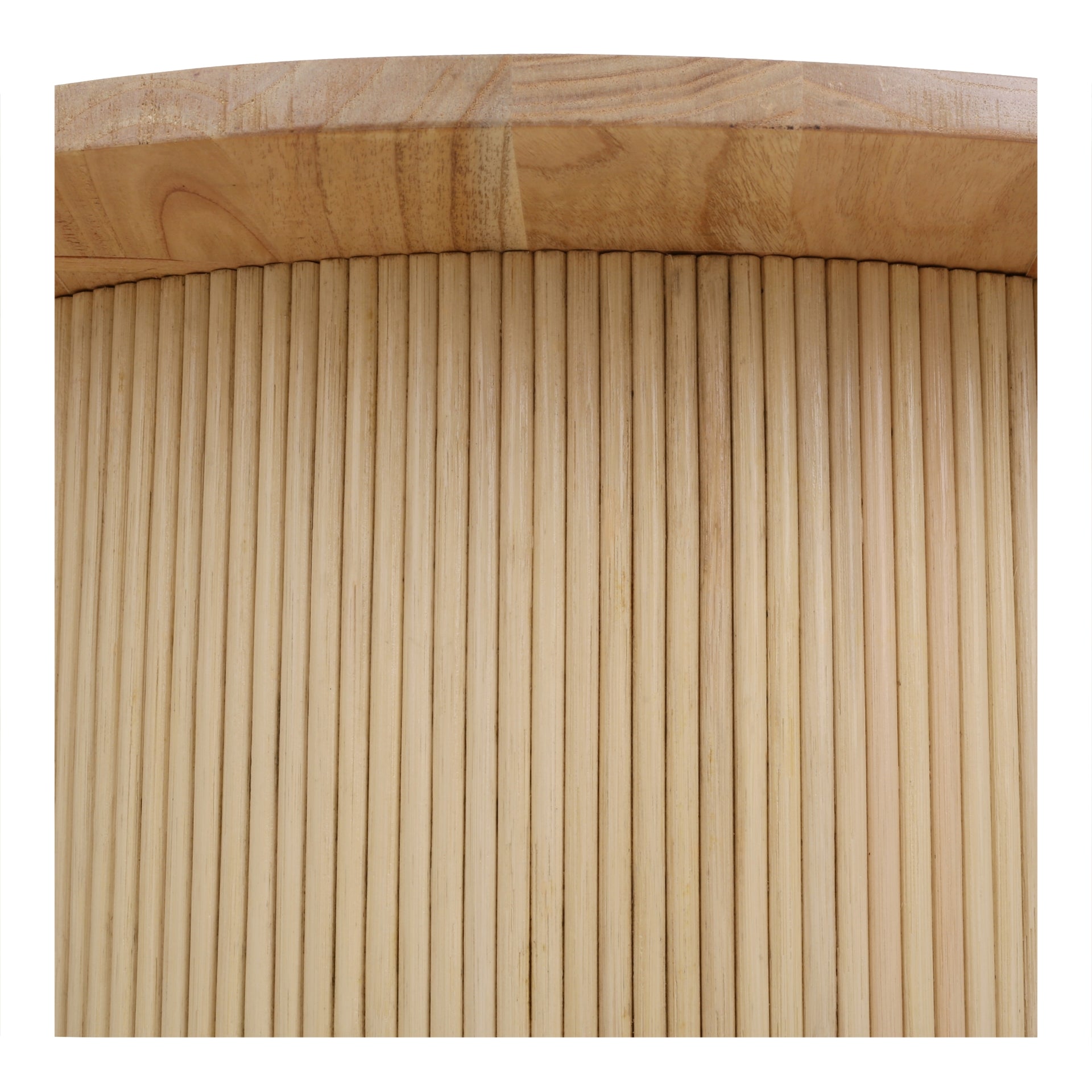 Kiefer Rattan Coffee Table w/ Wood Top - What A Room