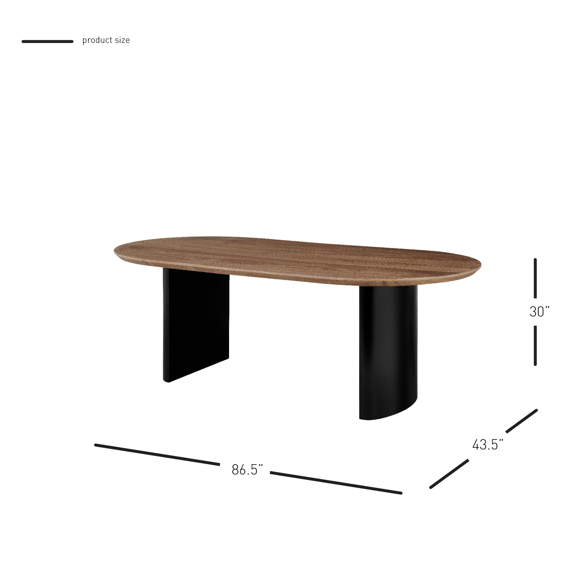 Conway  86.5" Oval Dining Table - What A Room