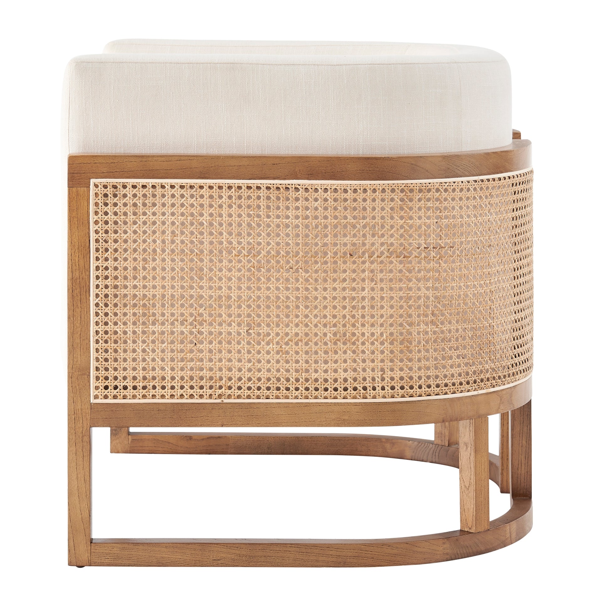 Velma Accent Arm Chair w/ Rattan - What A Room