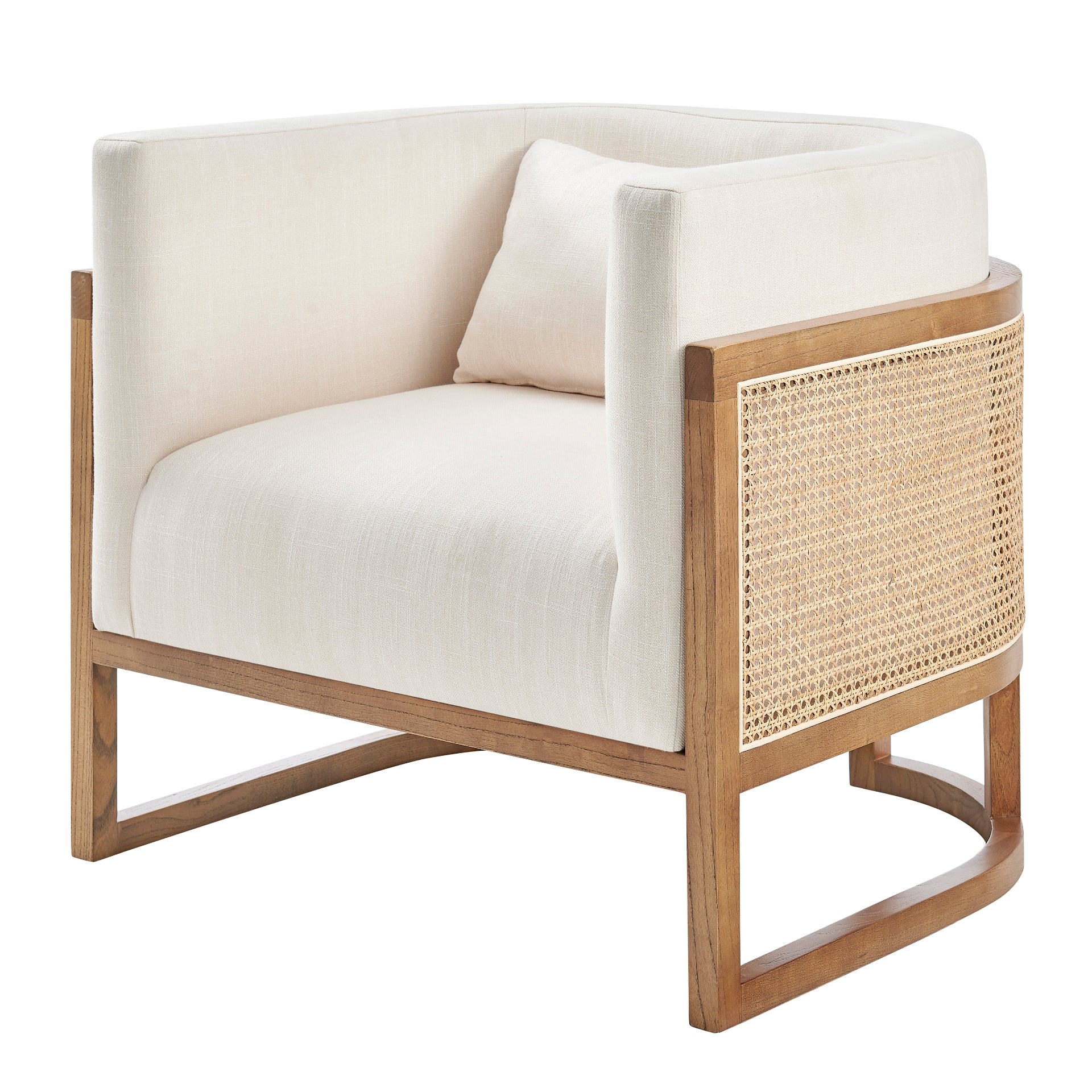Velma Accent Arm Chair w/ Rattan - What A Room