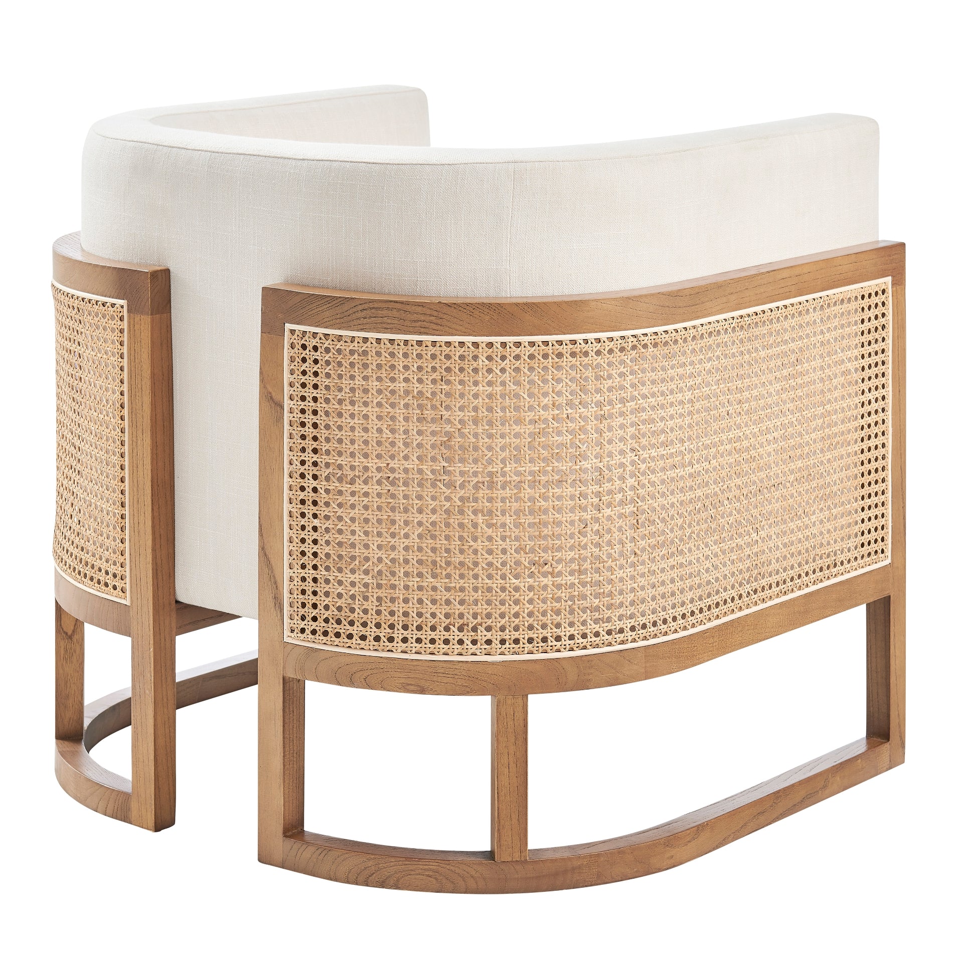 Velma Accent Arm Chair w/ Rattan - What A Room