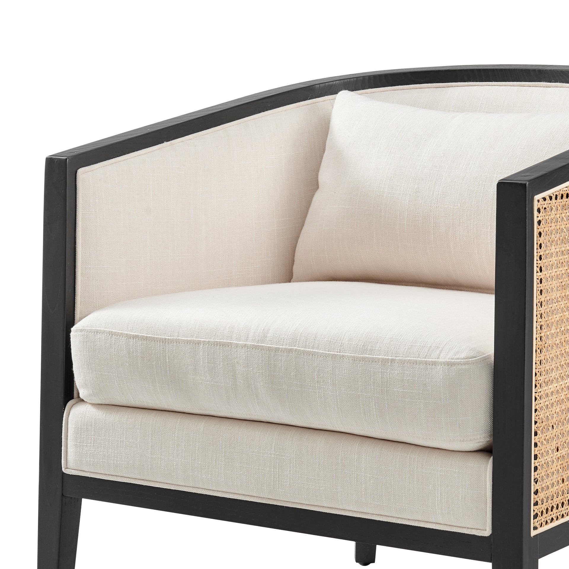 Tillman Accent Arm Chair w/ Rattan - What A Room