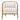 Tillman Accent Arm Chair w/ Rattan - What A Room
