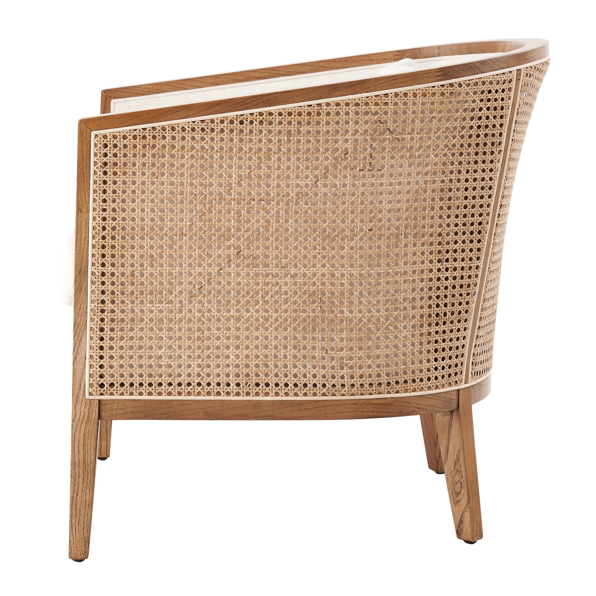 Tillman Accent Arm Chair w/ Rattan - What A Room