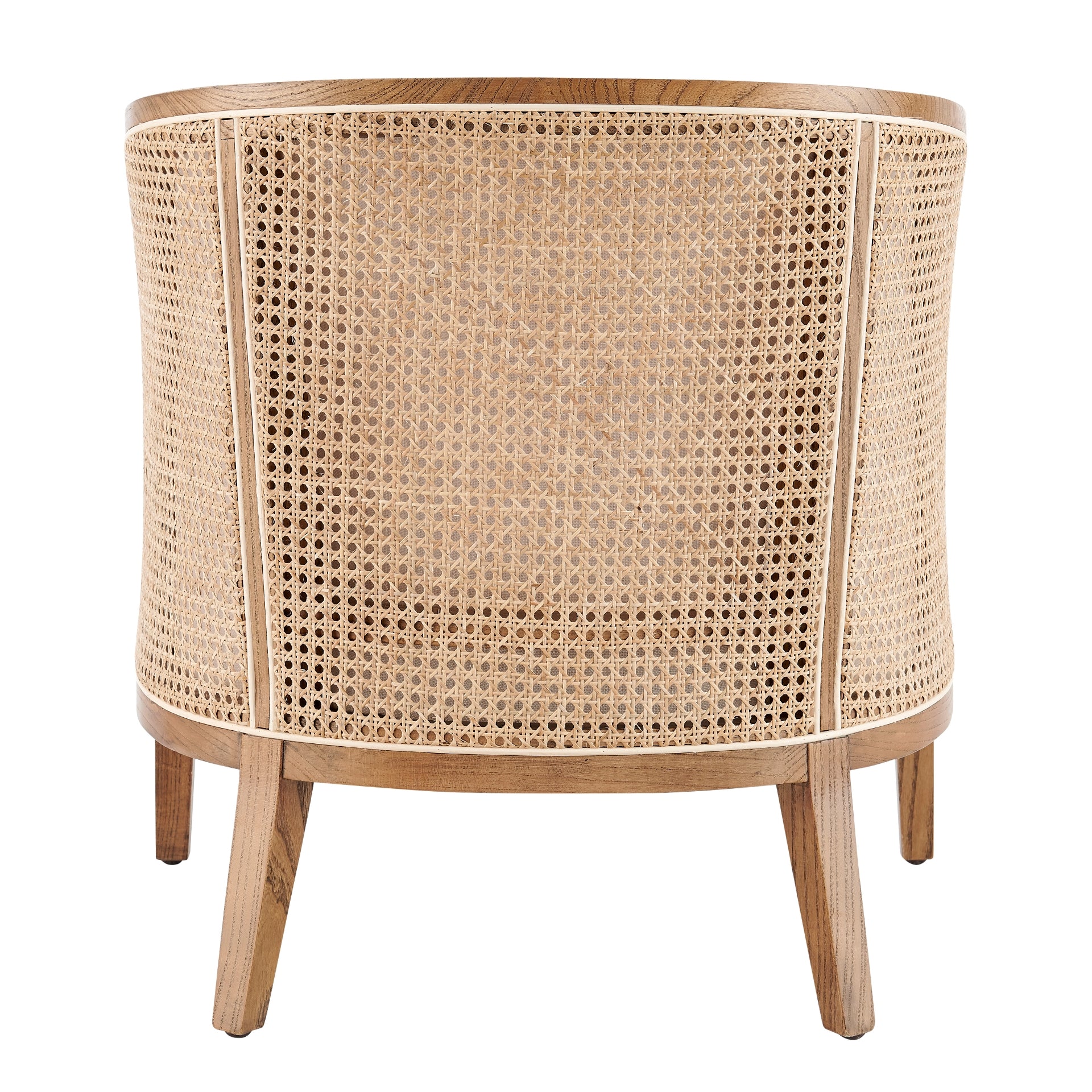 Tillman Accent Arm Chair w/ Rattan - What A Room
