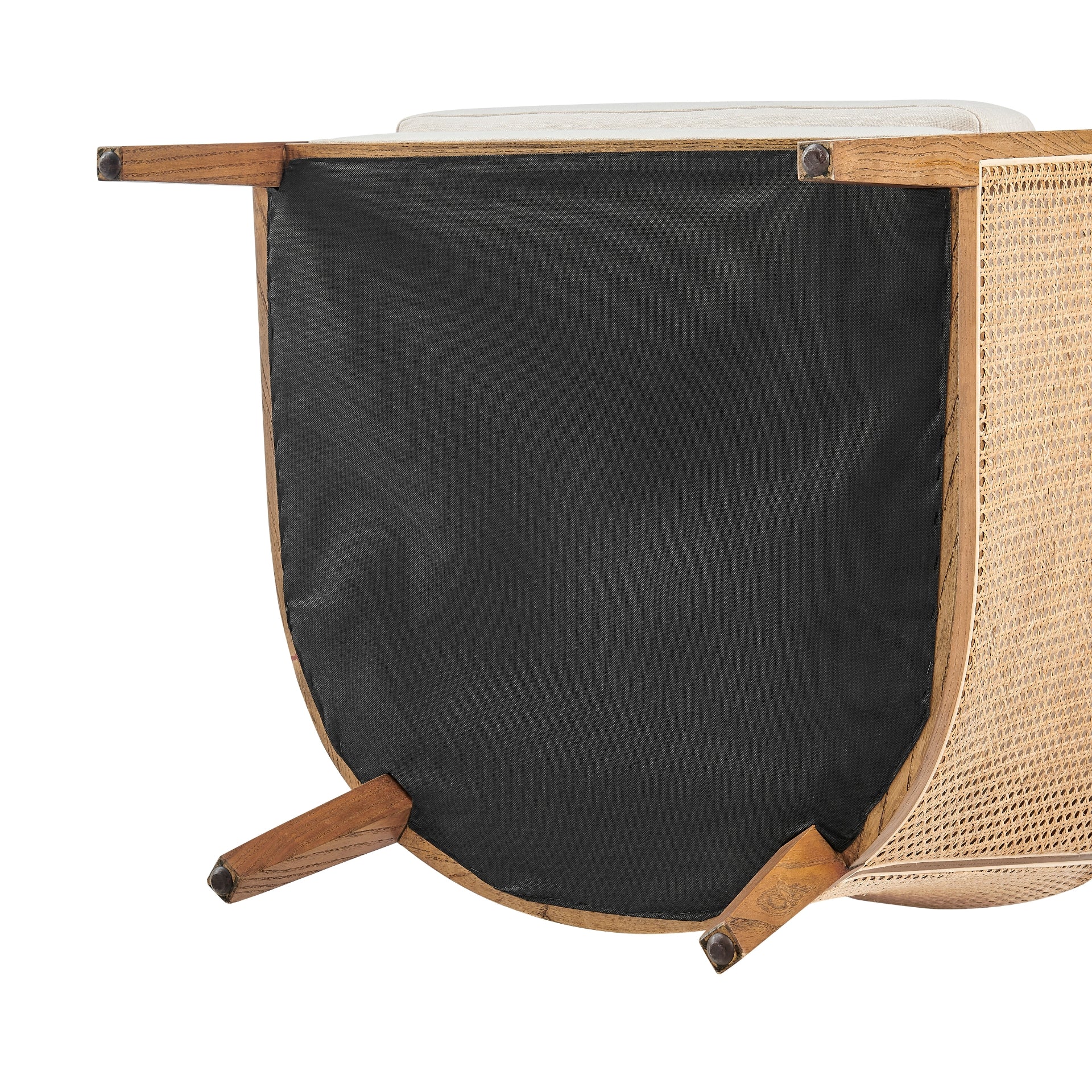 Tillman Accent Arm Chair w/ Rattan - What A Room